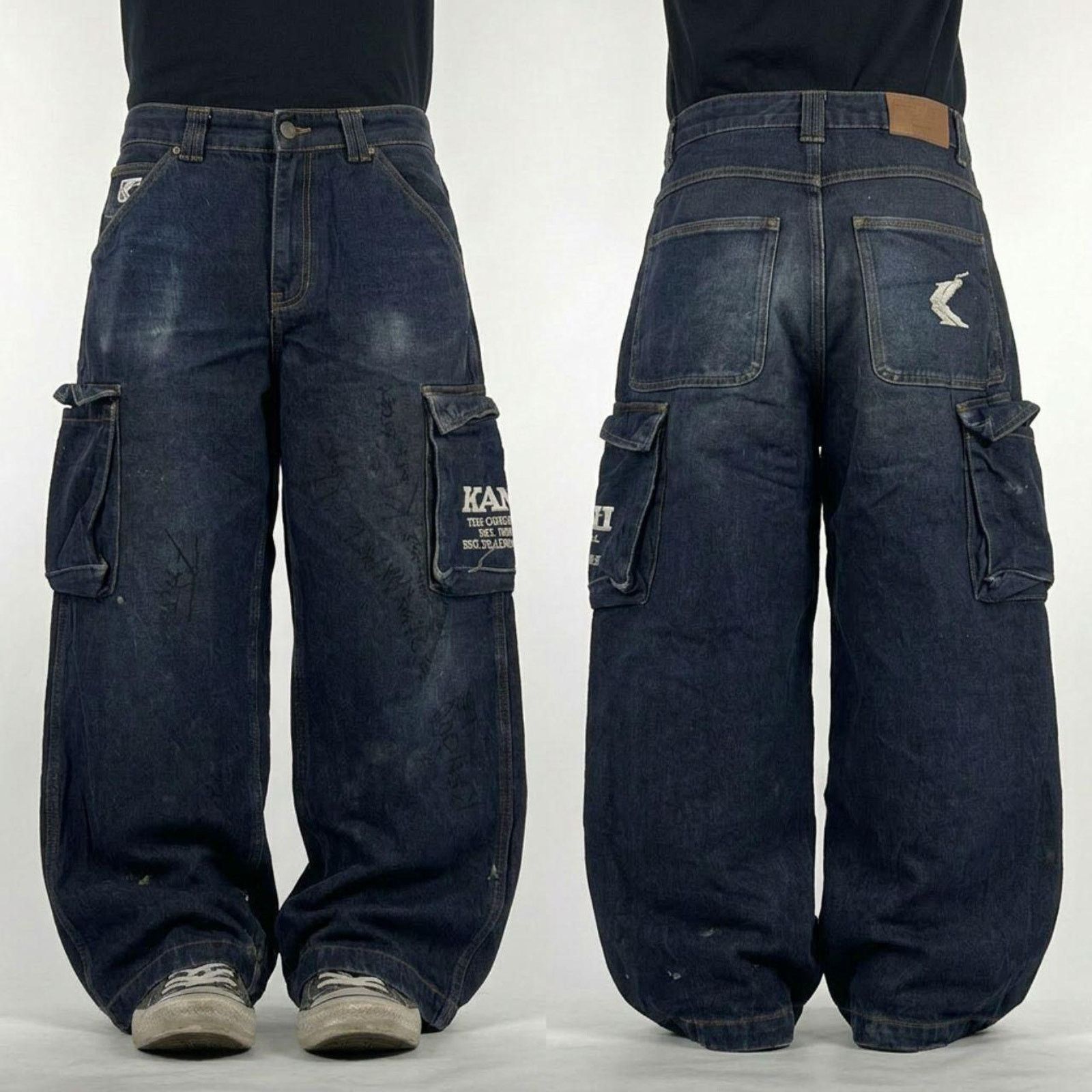 JNCO × Streetwear × Vintage Vintage JNCO denim Baggy Dice 7 pants 