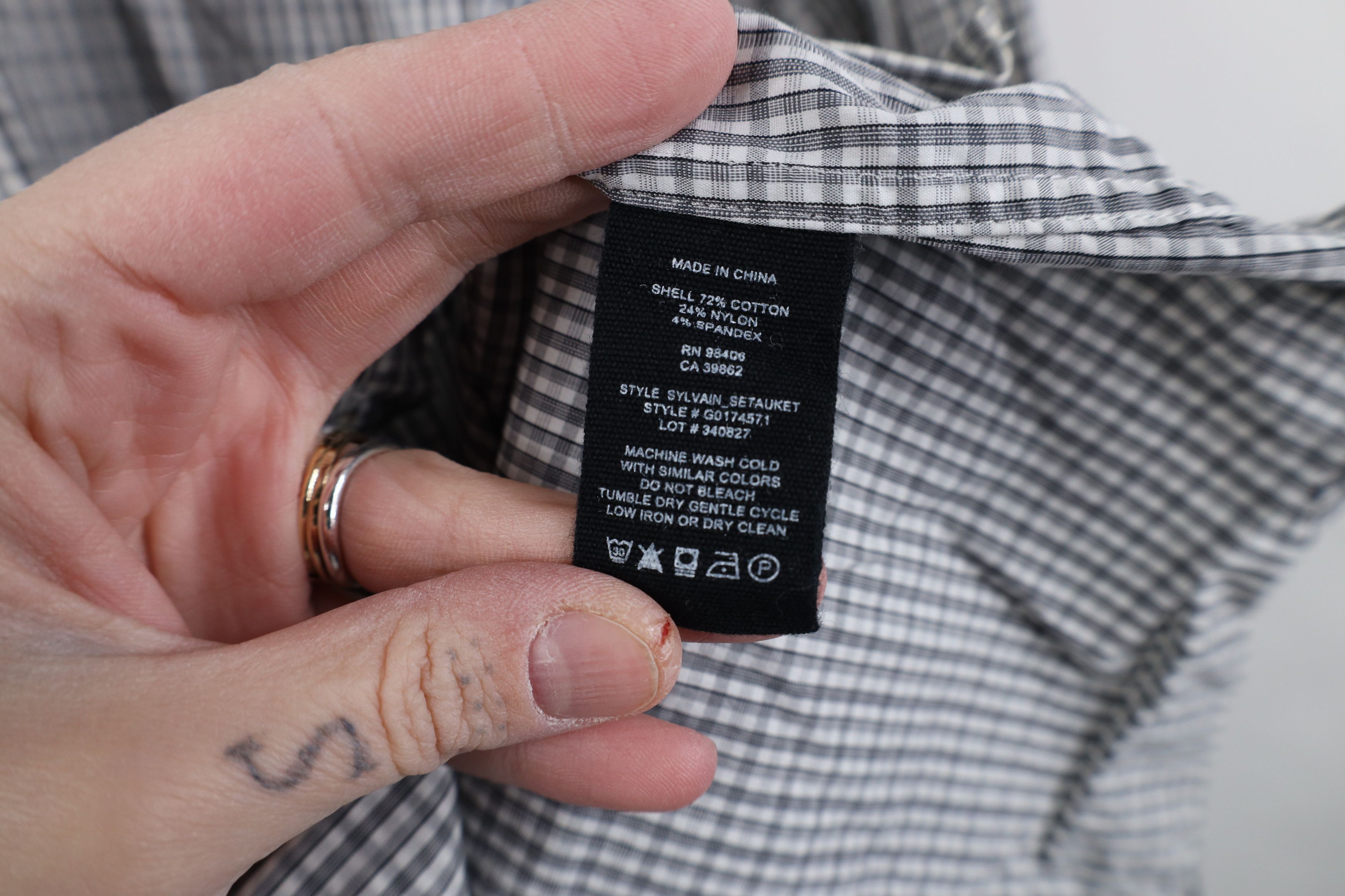 Theory Theory Setauket Stretch Long Sleeve Collared Button Shirt Size US L / EU 52-54 / 3 - 9 Thumbnail