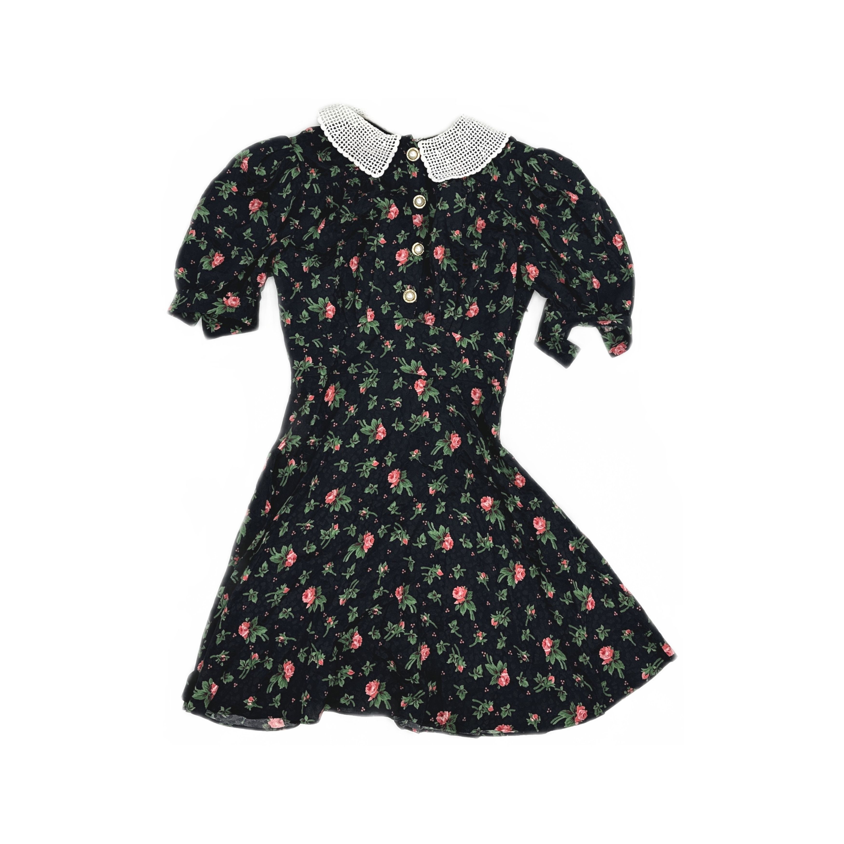 Miu Miu Miu Miu Floral Satin Mini Dress Size 36 Size XS / US 0-2 / IT 36-38 - 1 Thumbnail