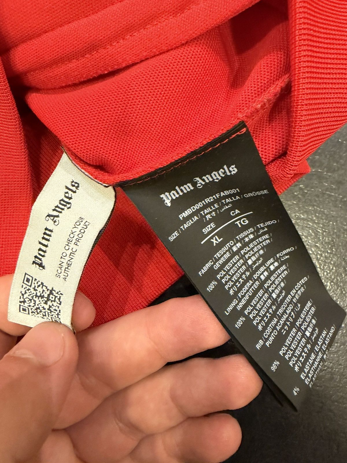 Palm Angels Palm Angels Track Jacket - Red Size US XL / EU 56 / 4 - 5 Thumbnail