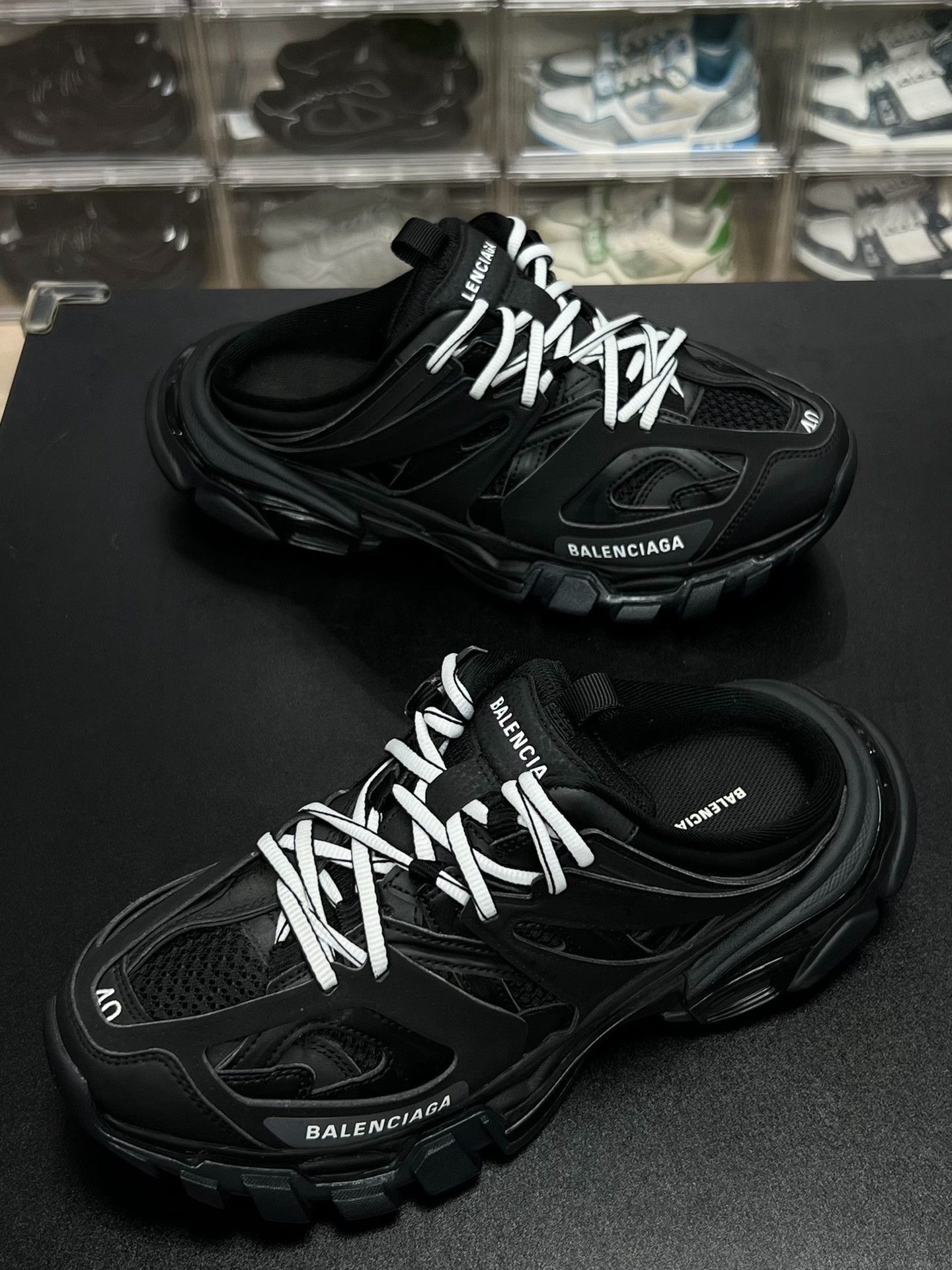 Balenciaga Balenciaga Black Sandals 7 Men Size US 7 / EU 40 - 1 Thumbnail