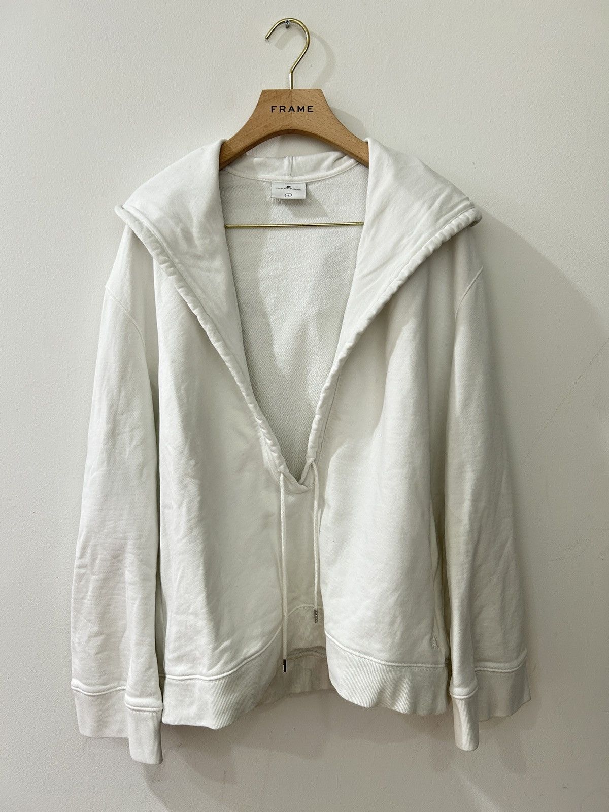 Courreges FW24 Open V-Neck Hoodie Size US S / EU 44-46 / 1 - 1 Thumbnail