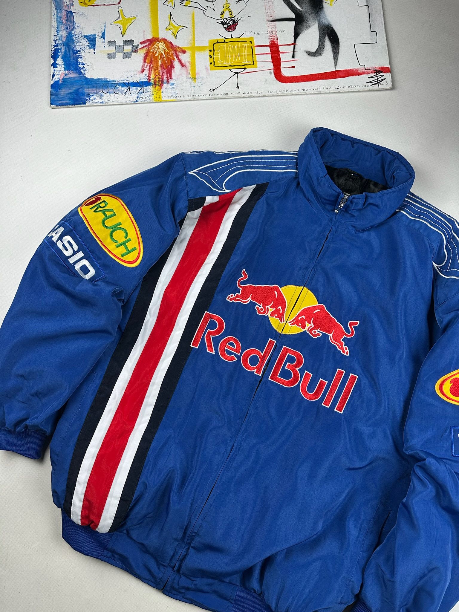 Vintage Vintage Red Bull Jacket Racing Size US XL / EU 56 / 4 - 7 Thumbnail
