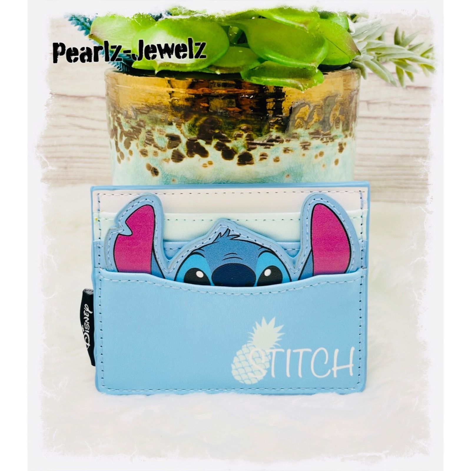 Disney Loungefly Disney Lilo & Stitch Figural Face Cardholder BoxLu Size ONE SIZE - 1 Thumbnail