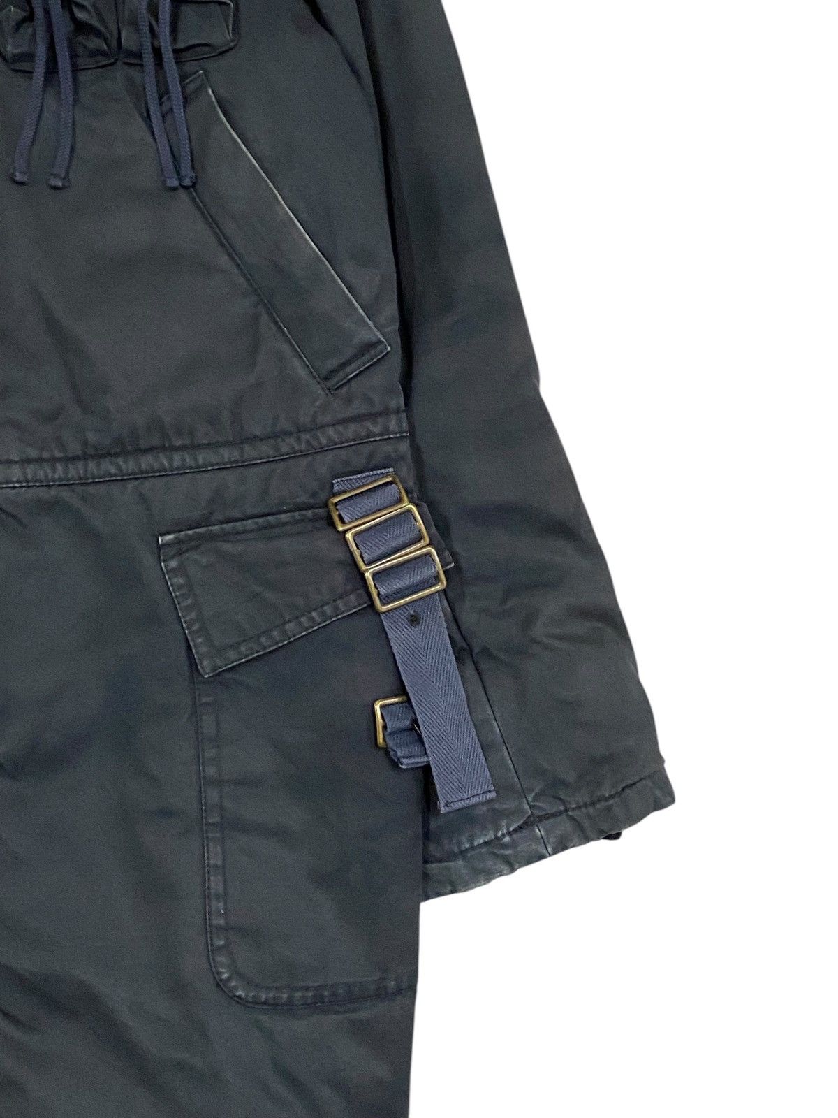 Issey Miyake Sunao Kuwahara Hooded Military Style Parka - Black Size US S / EU 44-46 / 1 - 8 Thumbnail
