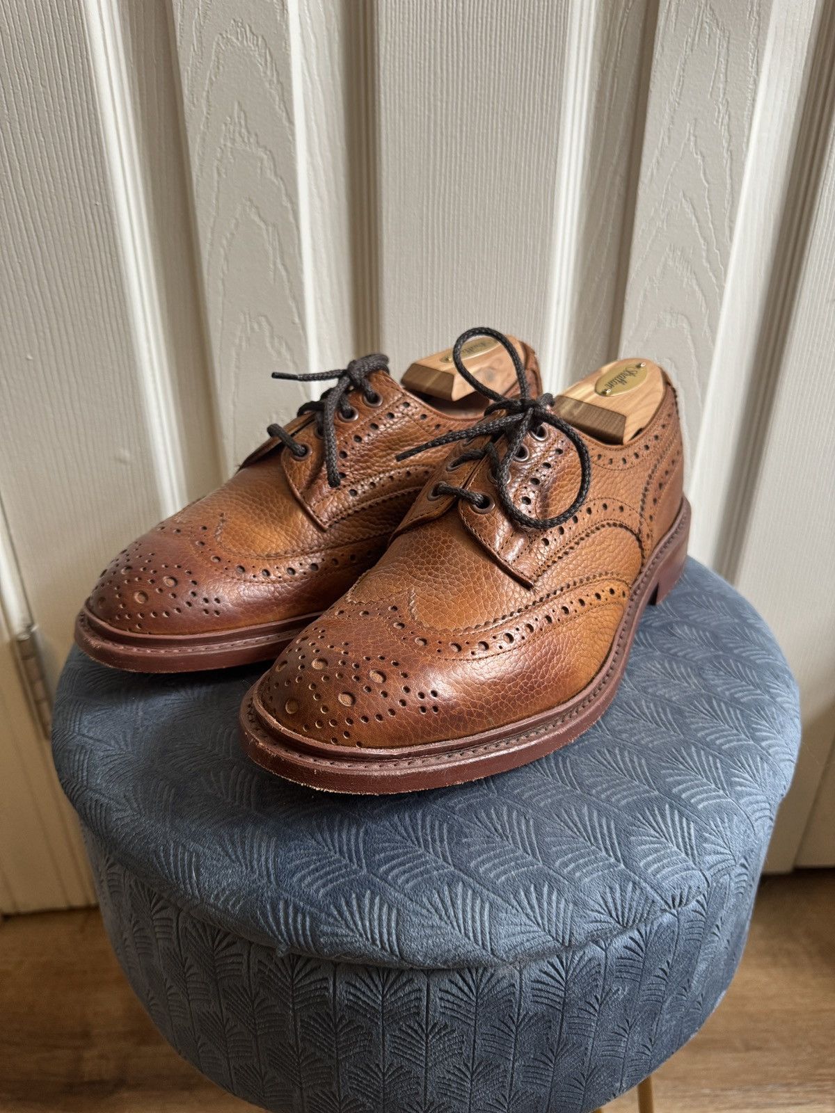 Tricker’s Lightweight Bourton Marron Muflone Calf 6.5UK