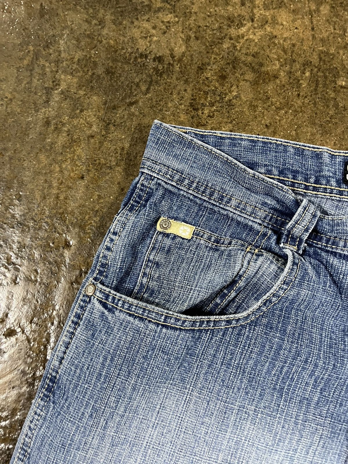 JNCO × Southpole × Vintage Crazy Y2K Southpole Baggy Jorts Faded Grunge Skater Shorts Size US 34 / EU 50 - 6 Thumbnail