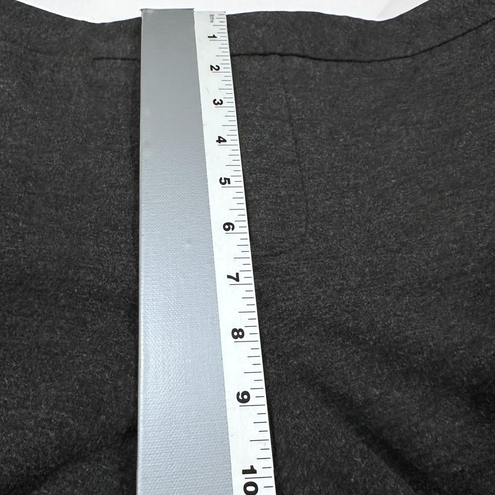NYDJ NYDJ Pants Women Gray Dress Pants Flared Size 12 Office Trousers Pockets Shaping Stretch Regular Rise Mid INSEAM 28 in B Y N D J Womens Size 34" / US 12 / IT 48 - 7 Thumbnail