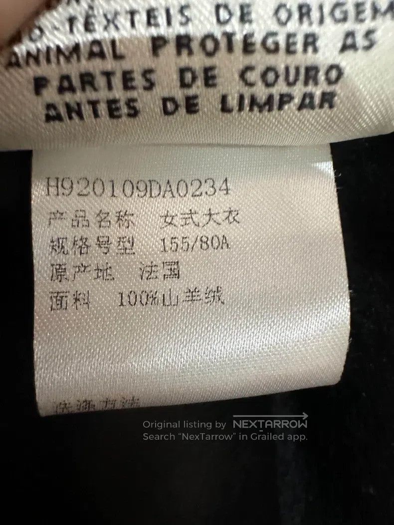 Hermes Hermes Long Black Cashmere Coat Size XXS / US 00 / IT 34 - 5 Thumbnail