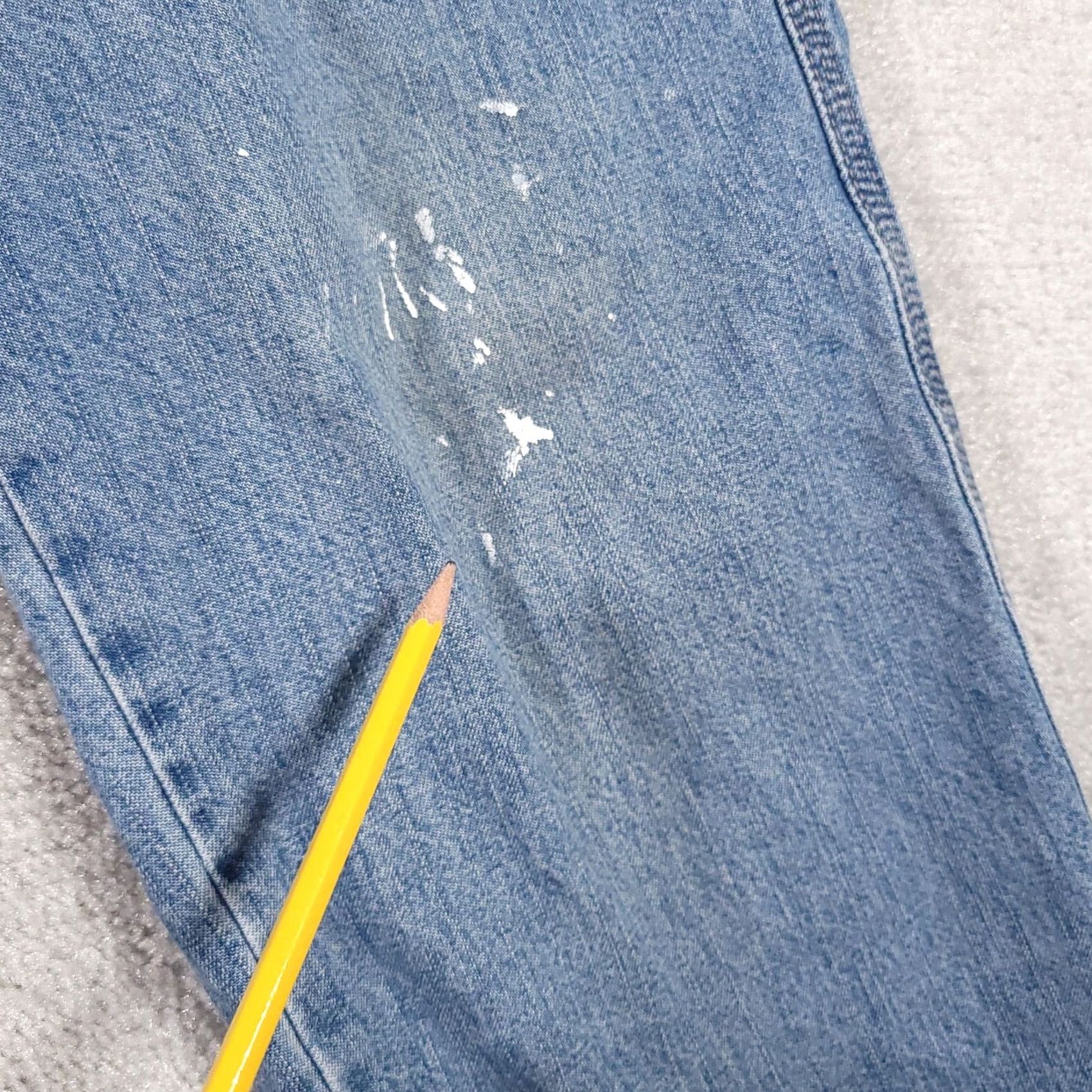 Vintage VINTAGE Signature Levi Strauss Gold Carpenter Jeans Mens 32X34 Denim Straight Workwear Size US 32 / EU 48 - 6 Thumbnail
