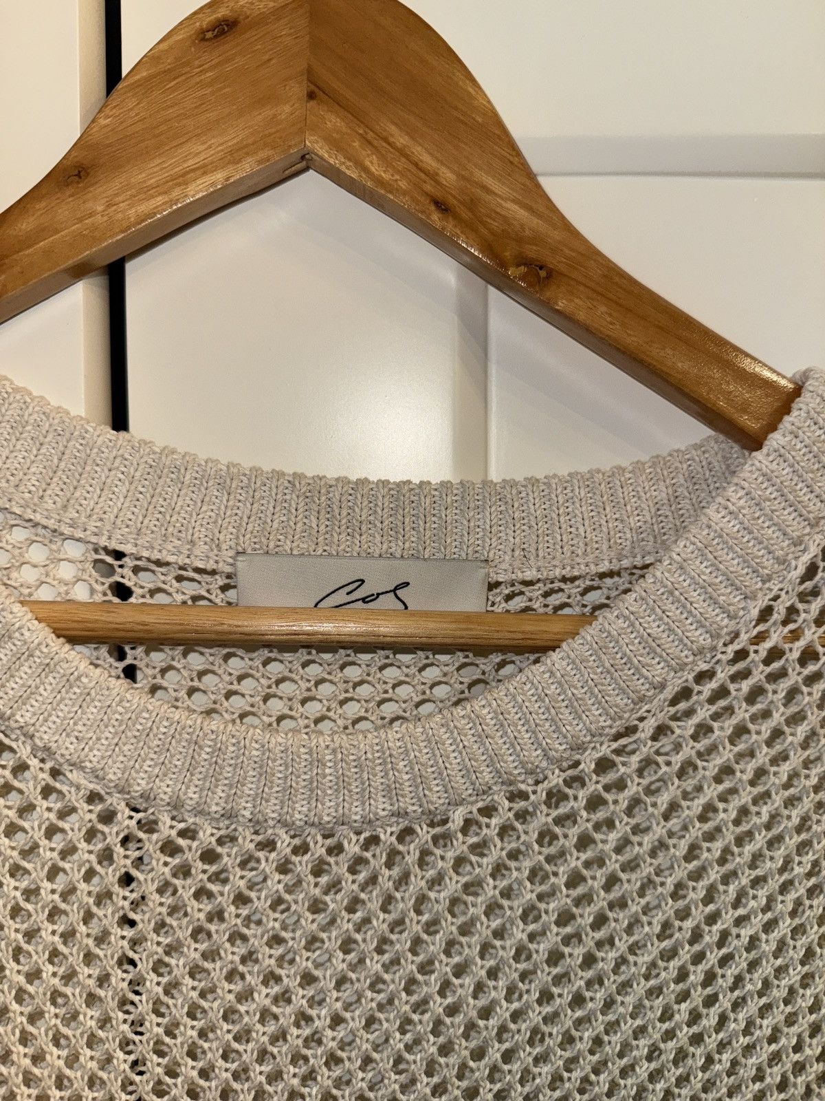 Cos Atelier Cos off white knit vest Size US M / EU 48-50 / 2 - 2 Thumbnail