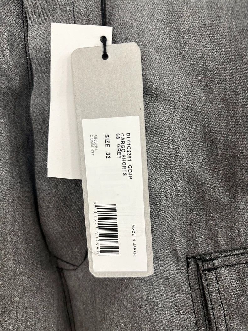 Rick Owens rick owens 24ss Men's Grey Drawstring Pocket Cropped Pants Size US 32 / EU 48 - 2 Thumbnail