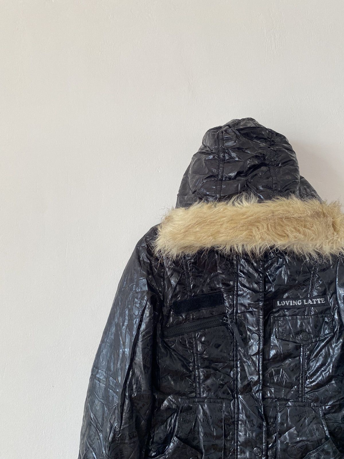 GOSTAR DE FUGA Pink Latte Puffer Fur Monogram Like IFSW9 Style Size US M / EU 48-50 / 2 - 3 Thumbnail