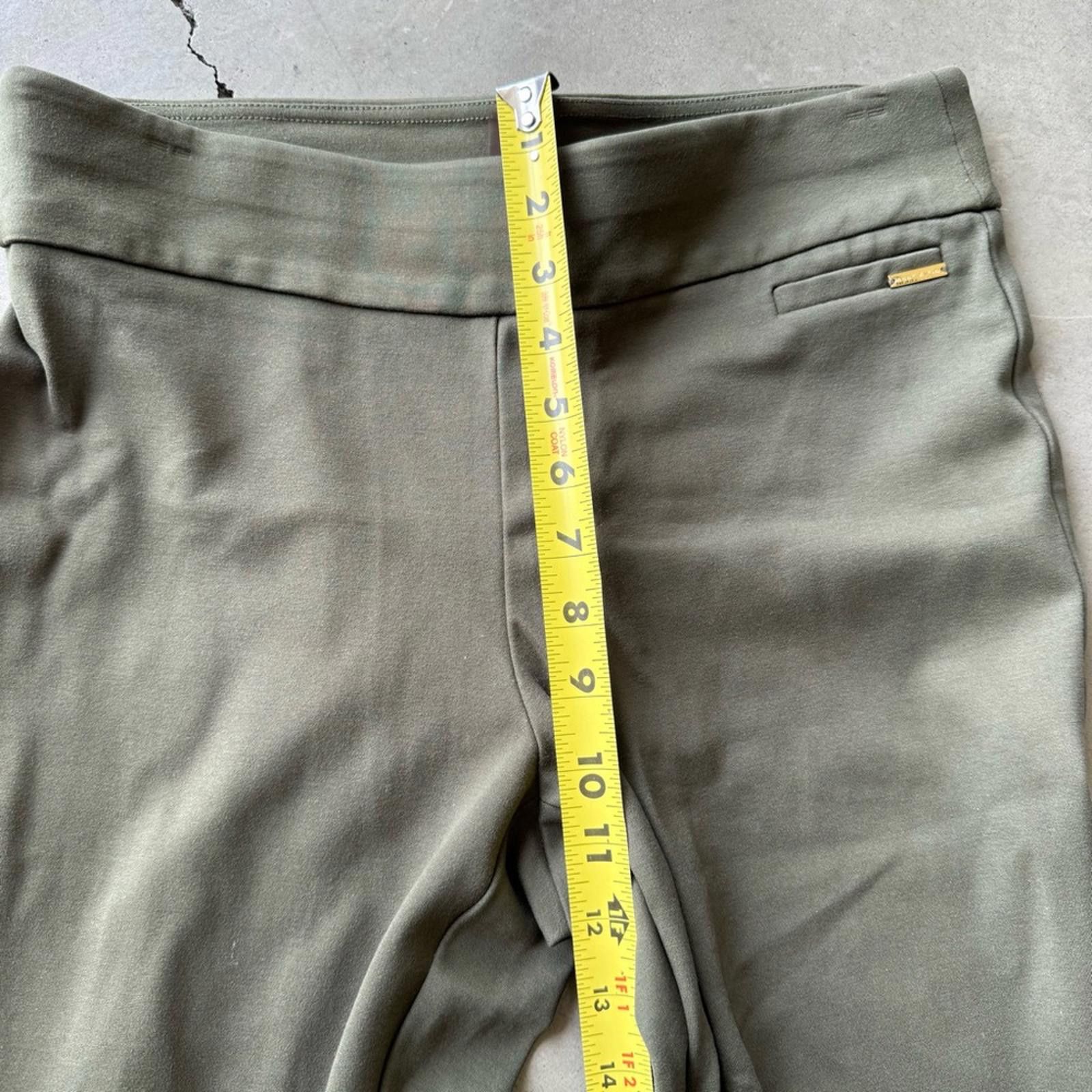 Other Anne Klein / Women’s Stretch Pants Leggings / Olive Size 32" / US 10 / IT 46 - 4 Thumbnail