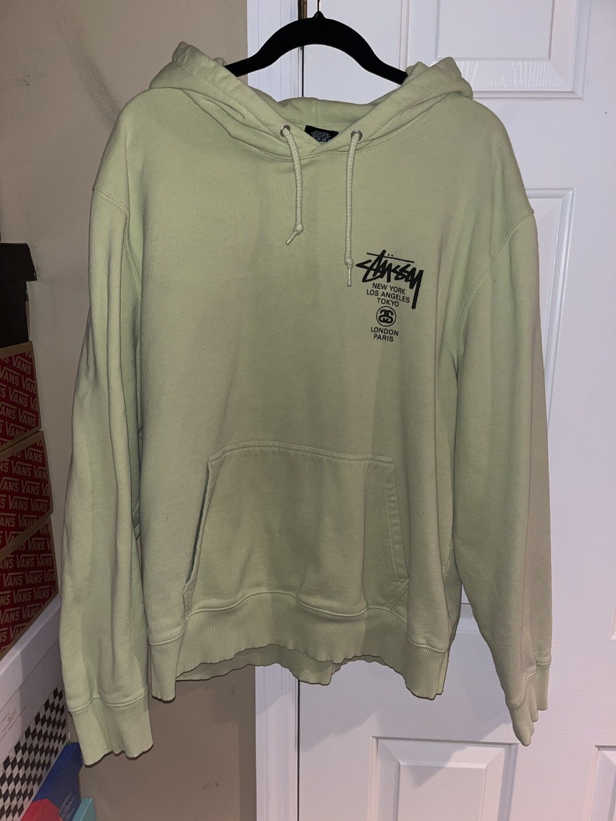 Stussy Stussy World Tour Hoodie Size US XL / EU 56 / 4 - 1 Thumbnail