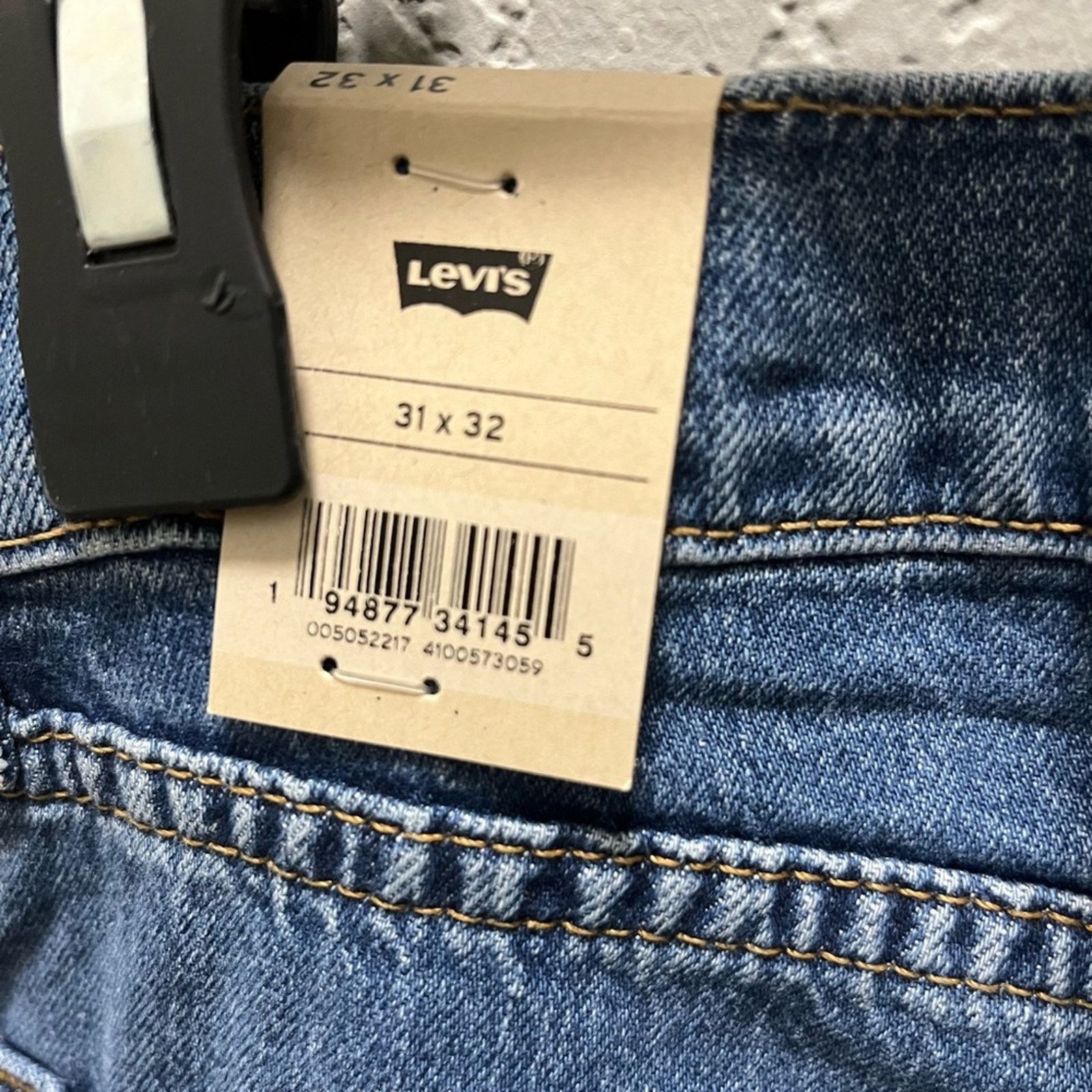 Levi's Levi's 505 Jeans Men W31 L32 Blue Denim Straight Leg Regular Size US 31 - 7 Thumbnail