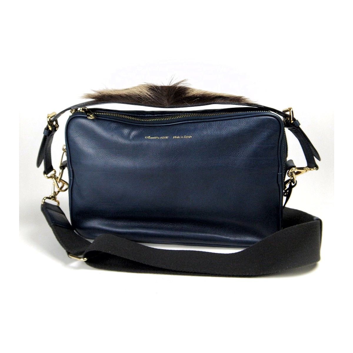 Other Admj 2Way Leather Bag Leather Shoulder Bag in Blue, Women's