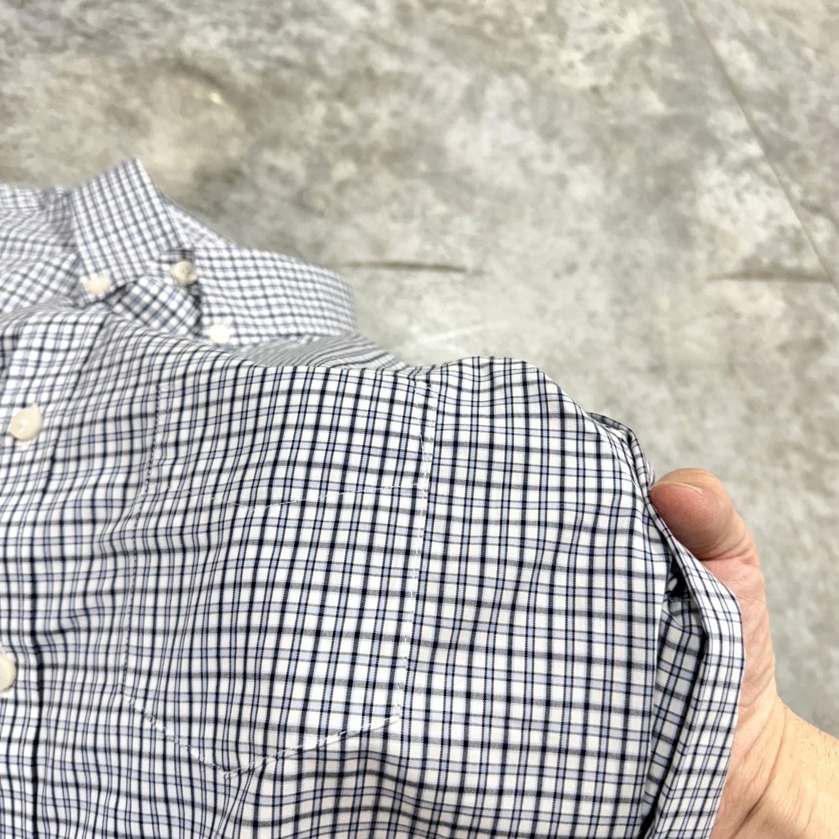 UNTUCKit UNTUCKit Shirt Mens Medium Blue Check Button-Down Long Sleeve Wrinkle Free Size US M / EU 48-50 / 2 - 2 Thumbnail