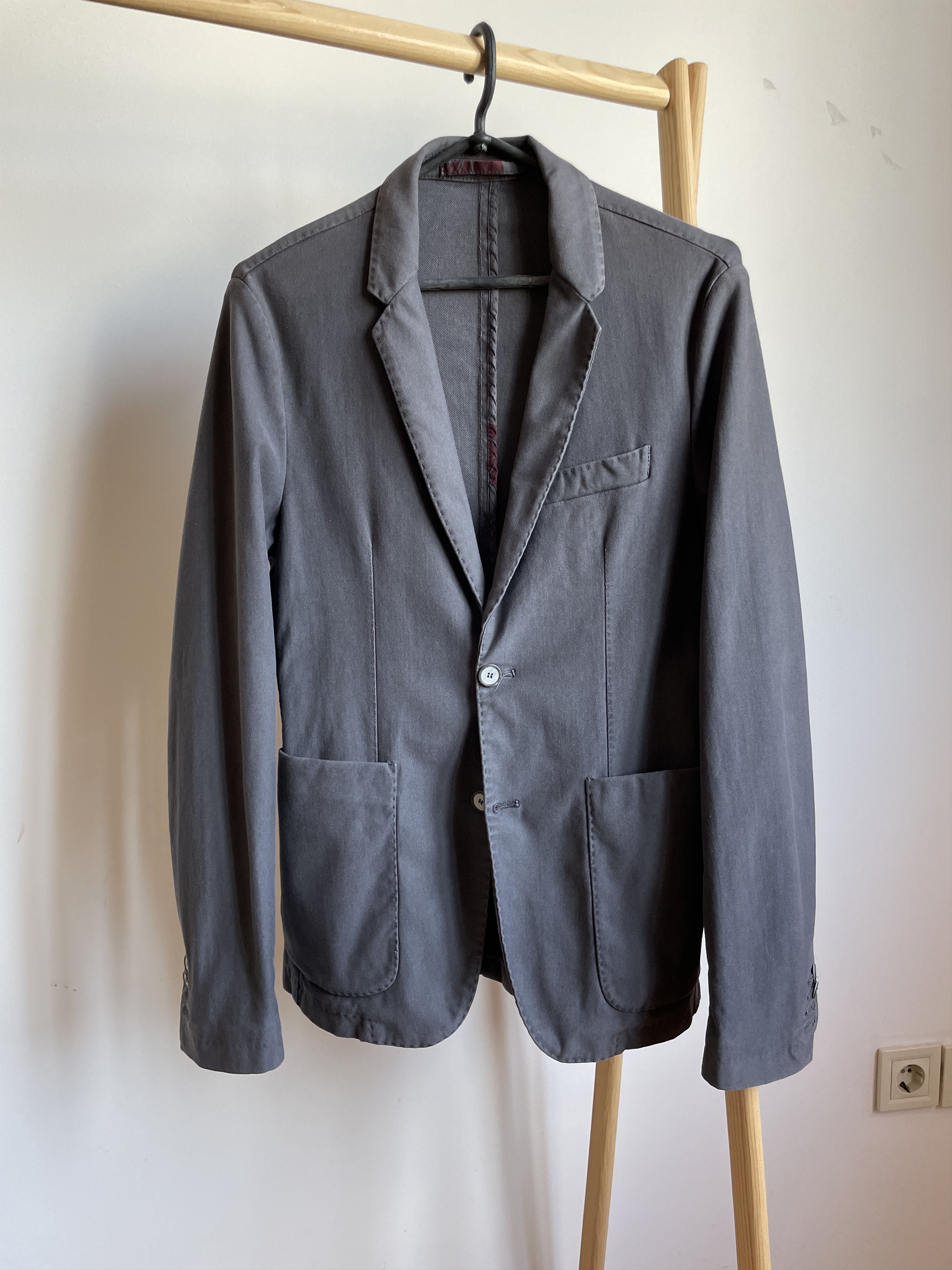 Other Havana & Co Cotton Garment Dyed Slim Unlined Blazer Size 38R - 1 Thumbnail
