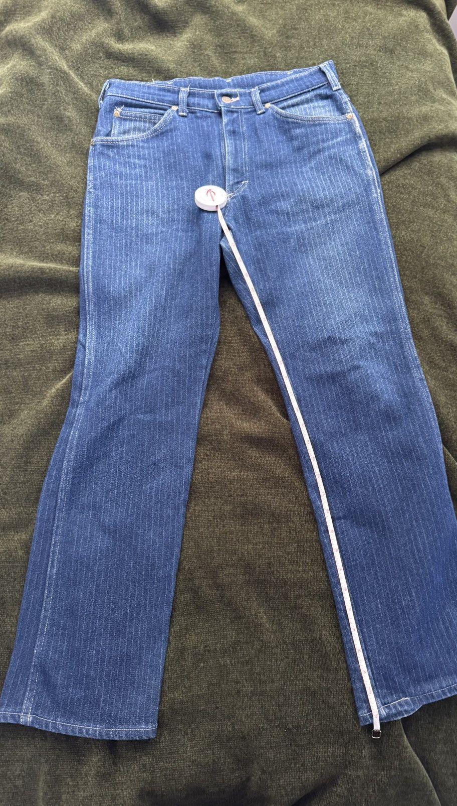 Art Comes First × Lee × Vintage Vintage Lee Riders Rail Road Strip Jeans Size US 33 - 4 Thumbnail