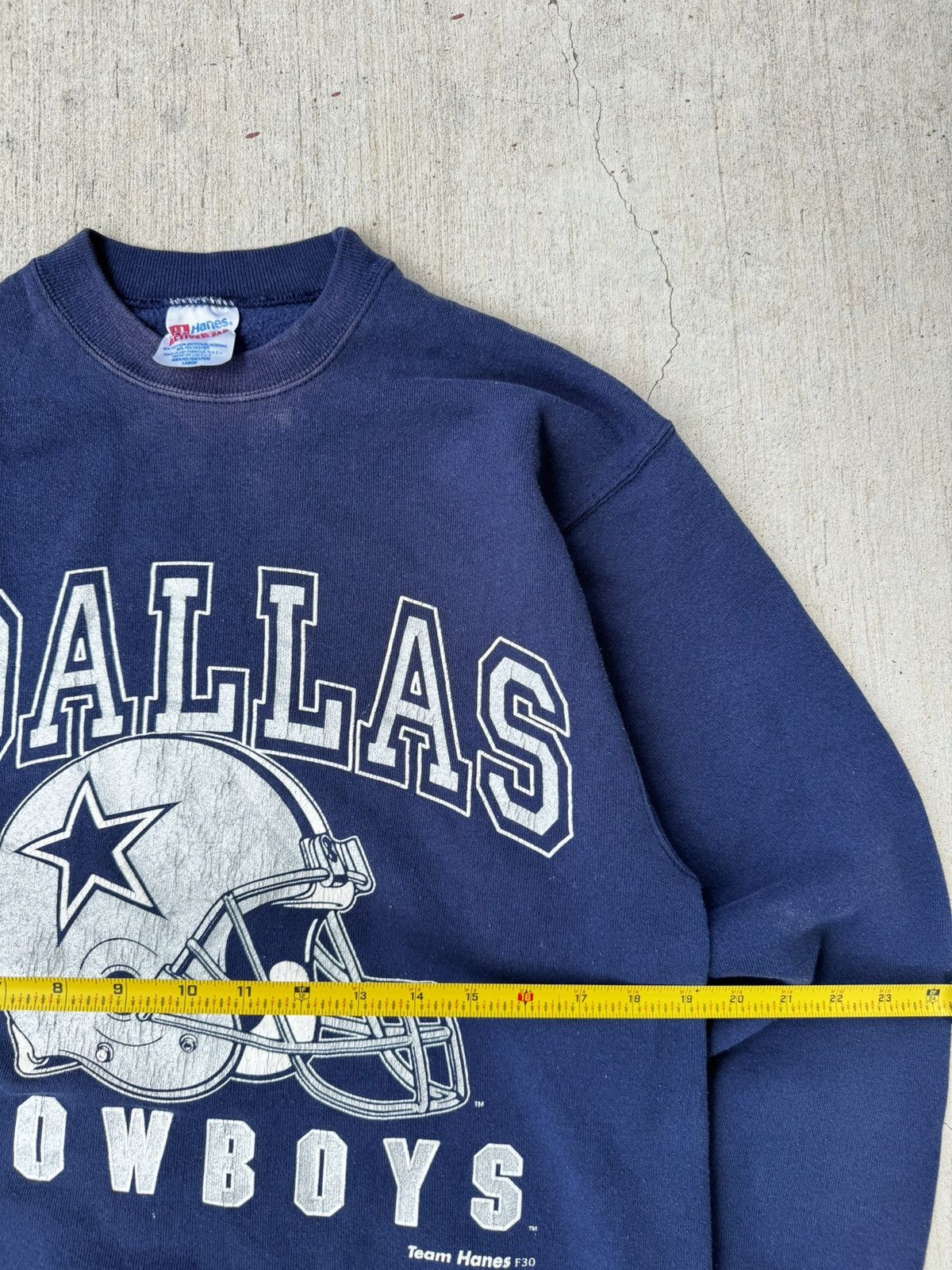 NFL × Vintage Vintage 90s Dallas cowboys sweatshirt Size US XL / EU 56 / 4 - 2 Thumbnail