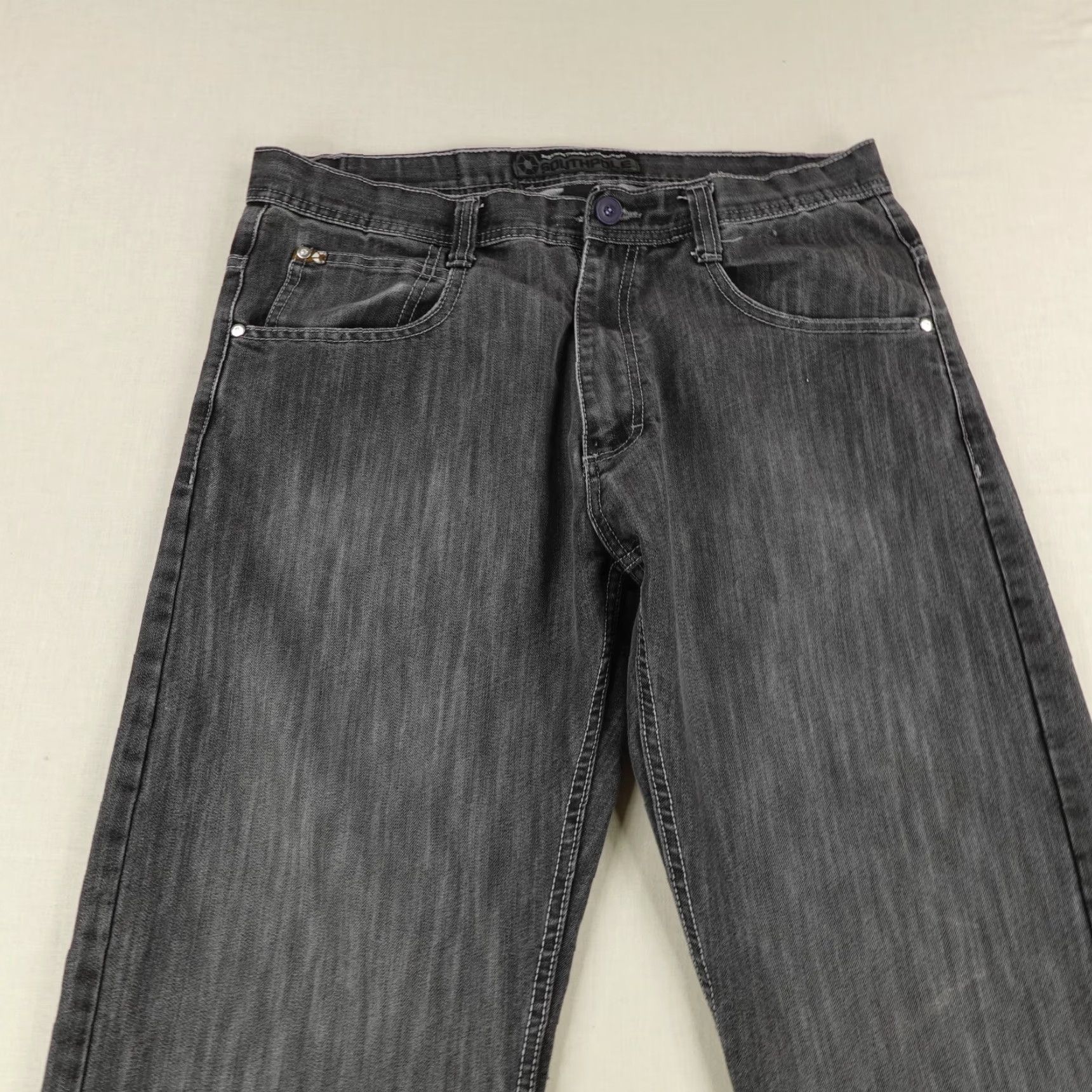 Southpole VINTAGE Southpole Jeans Men 38 Black Denim Baggy Faded Loose Grunge Hip Hop Y2K Jeans Mens 38 Black Denim Grunge Hip Hop Vintage Southpole Jeans Size US 36 / EU 52 - 2 Thumbnail