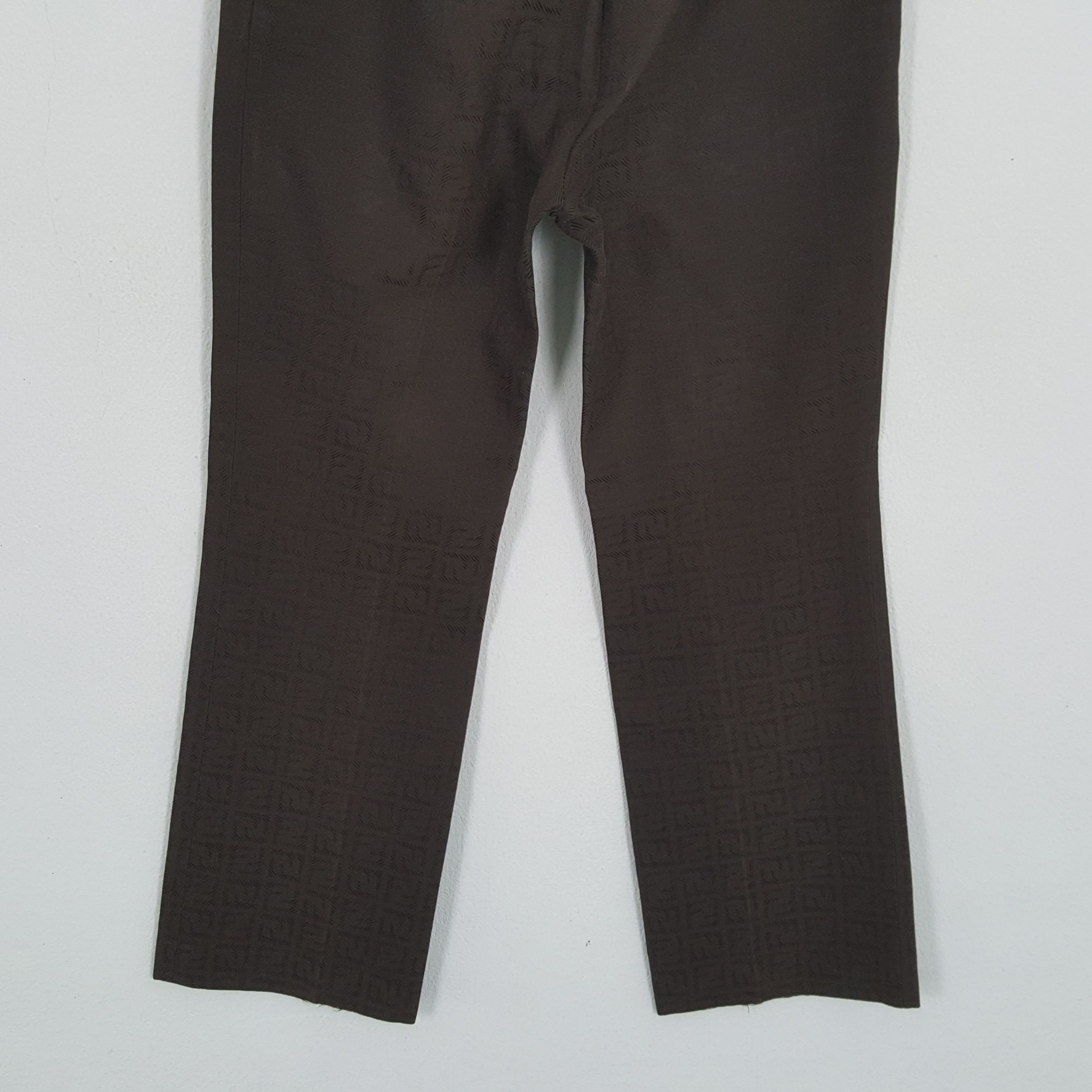 Fendi × Vintage FENDI Designer Luxury Brand Fashion Style Monogram Pants Size 27" / US 4 / IT 40 - 6 Thumbnail