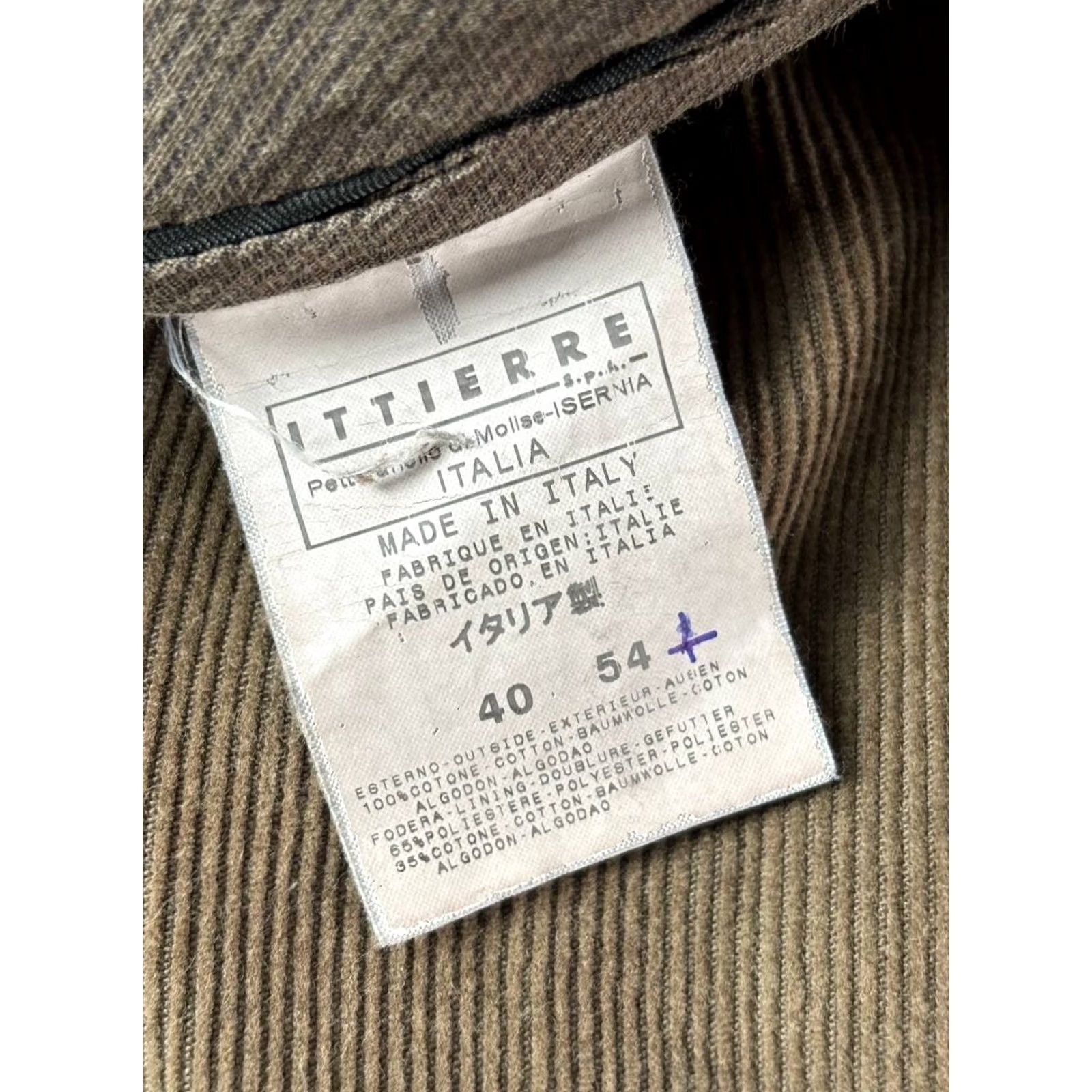 Dolce & Gabbana Dolce&Gabbana Mens Casual Pants Brown Cotton Corduroy Straight Leg Size 54 Regular Front Flat Size US 38 / EU 54 - 5 Thumbnail