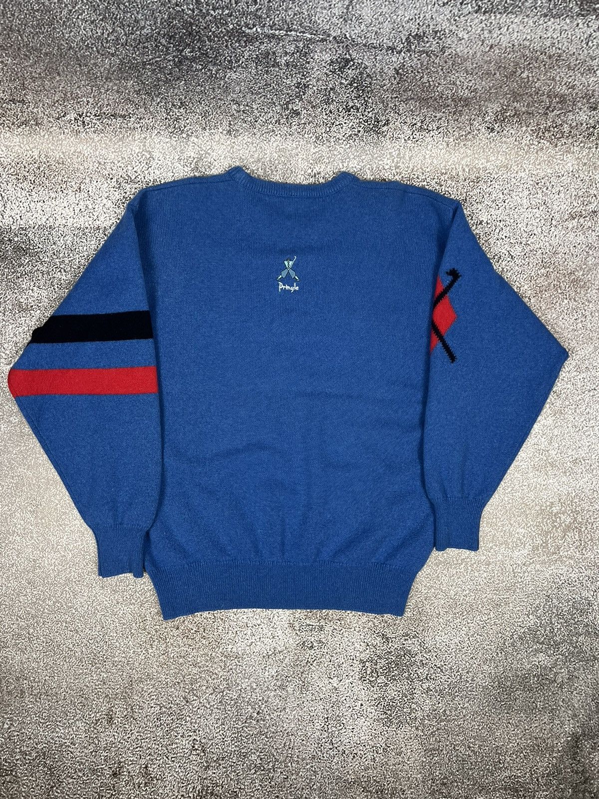 Pringle Of Scotland × Vintage Pringle 80s Geometric George Nick Faldo golf knit Size US M / EU 48-50 / 2 - 4 Thumbnail