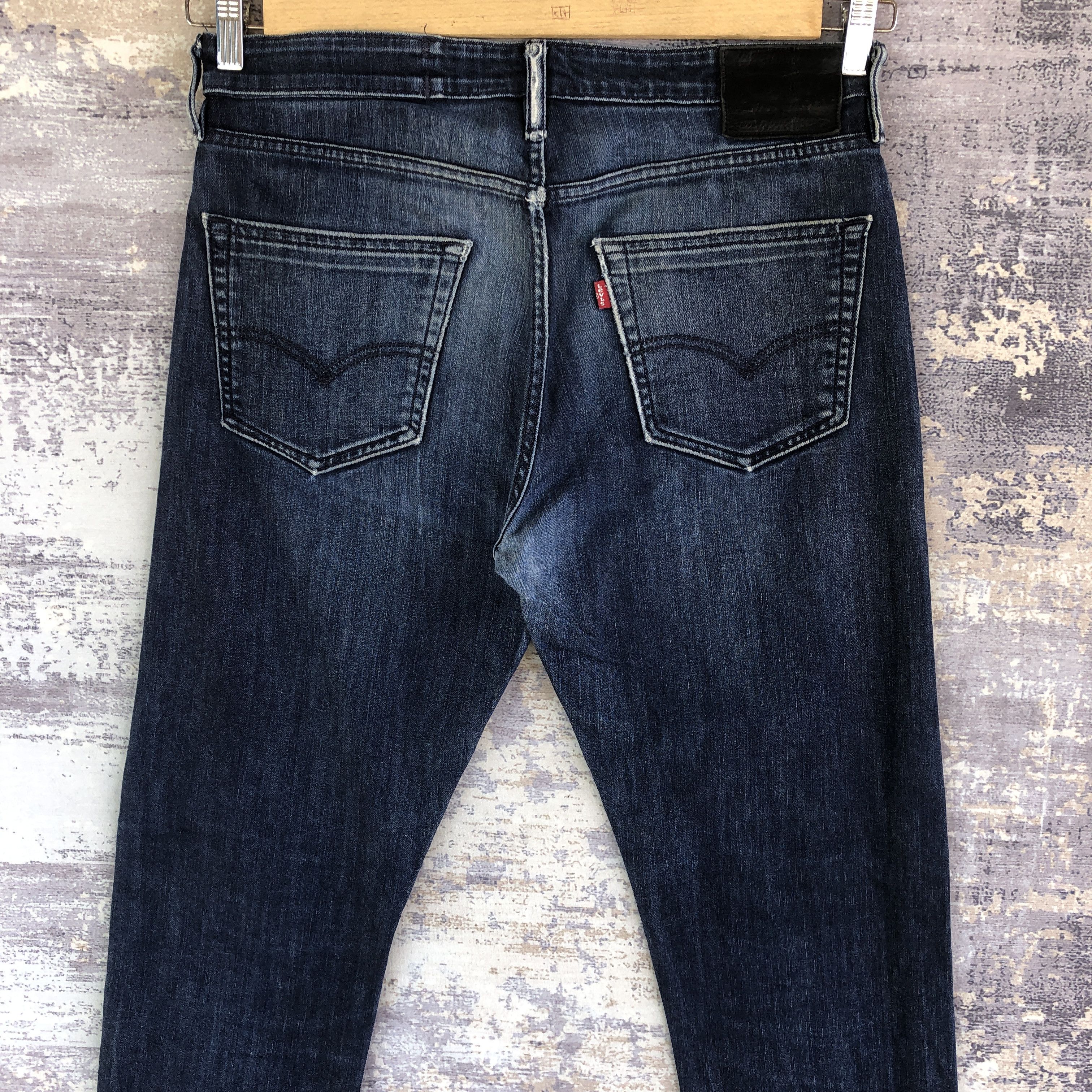 Levi's Vintage Y2K Levis 714 Skinny Jeans Levi's Slim Tapered Denim Size US 32 / EU 48 - 3 Thumbnail