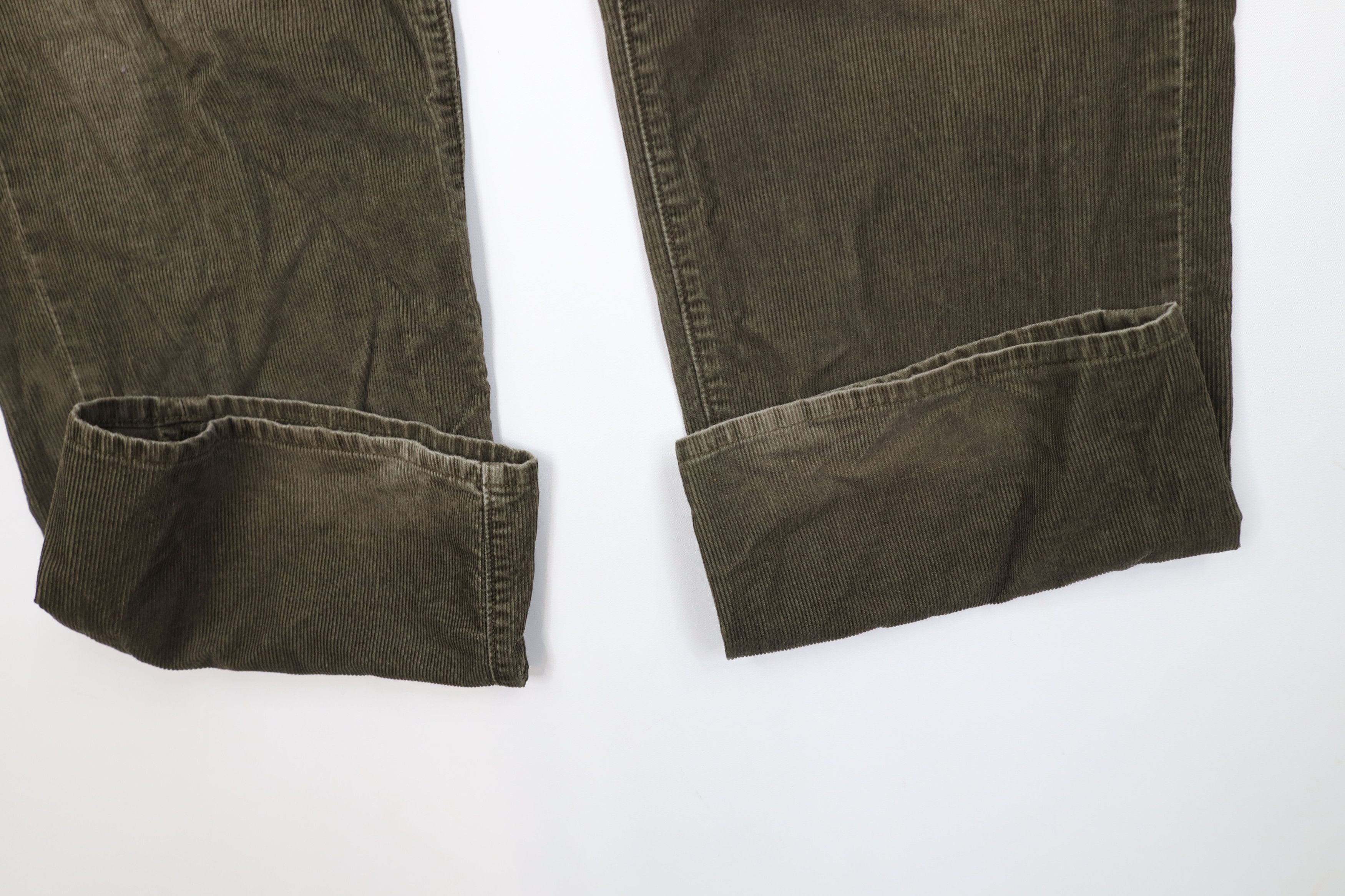 J.Crew Vintage Y2K J Crew Wide Leg Corduroy Chino Pants Green Size US 38 / EU 54 - 5 Thumbnail