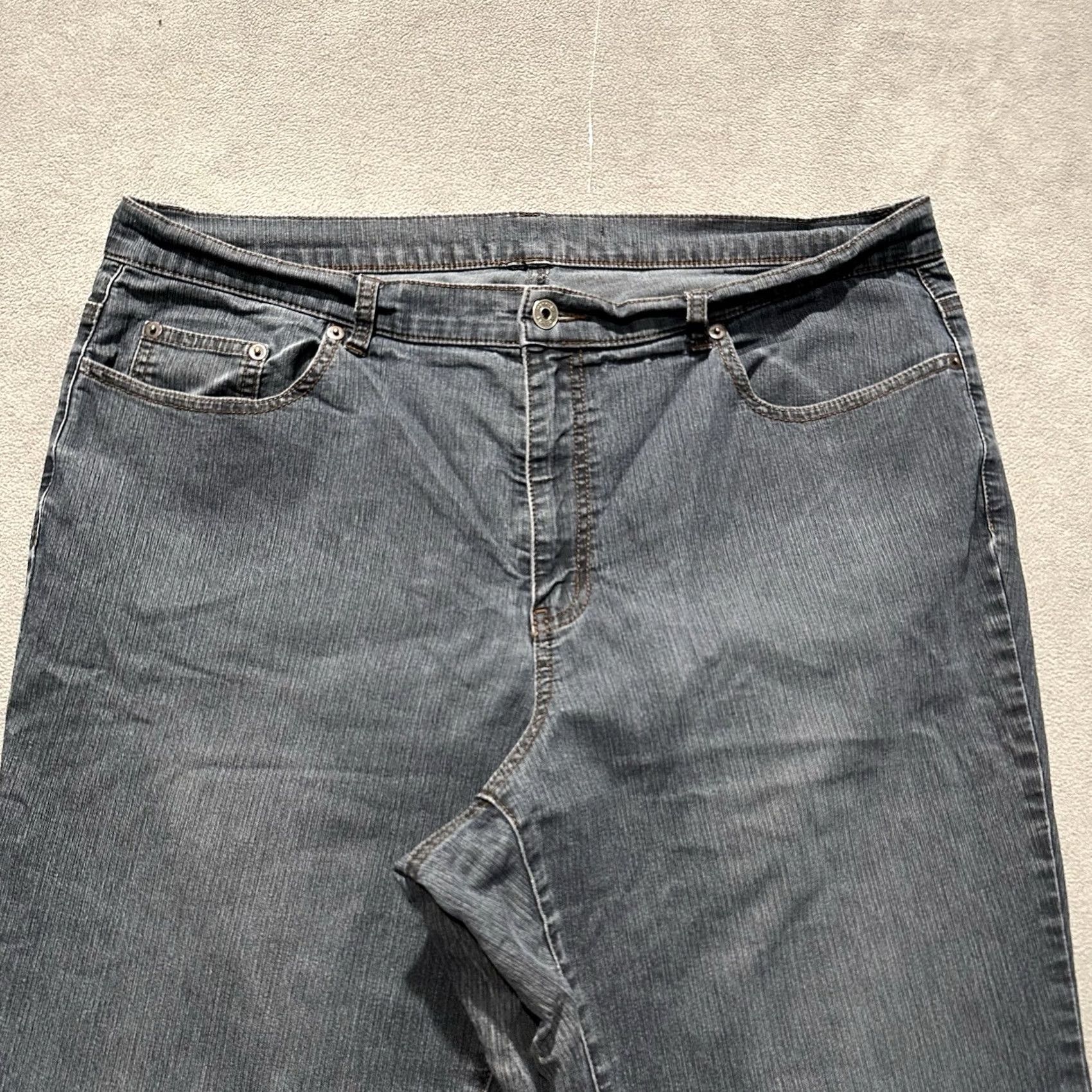 Denime Venezia Jeans Womens 16W Gray Relaxed Straight Fit GUC Size 26" / US 2 / IT 38 - 3 Thumbnail