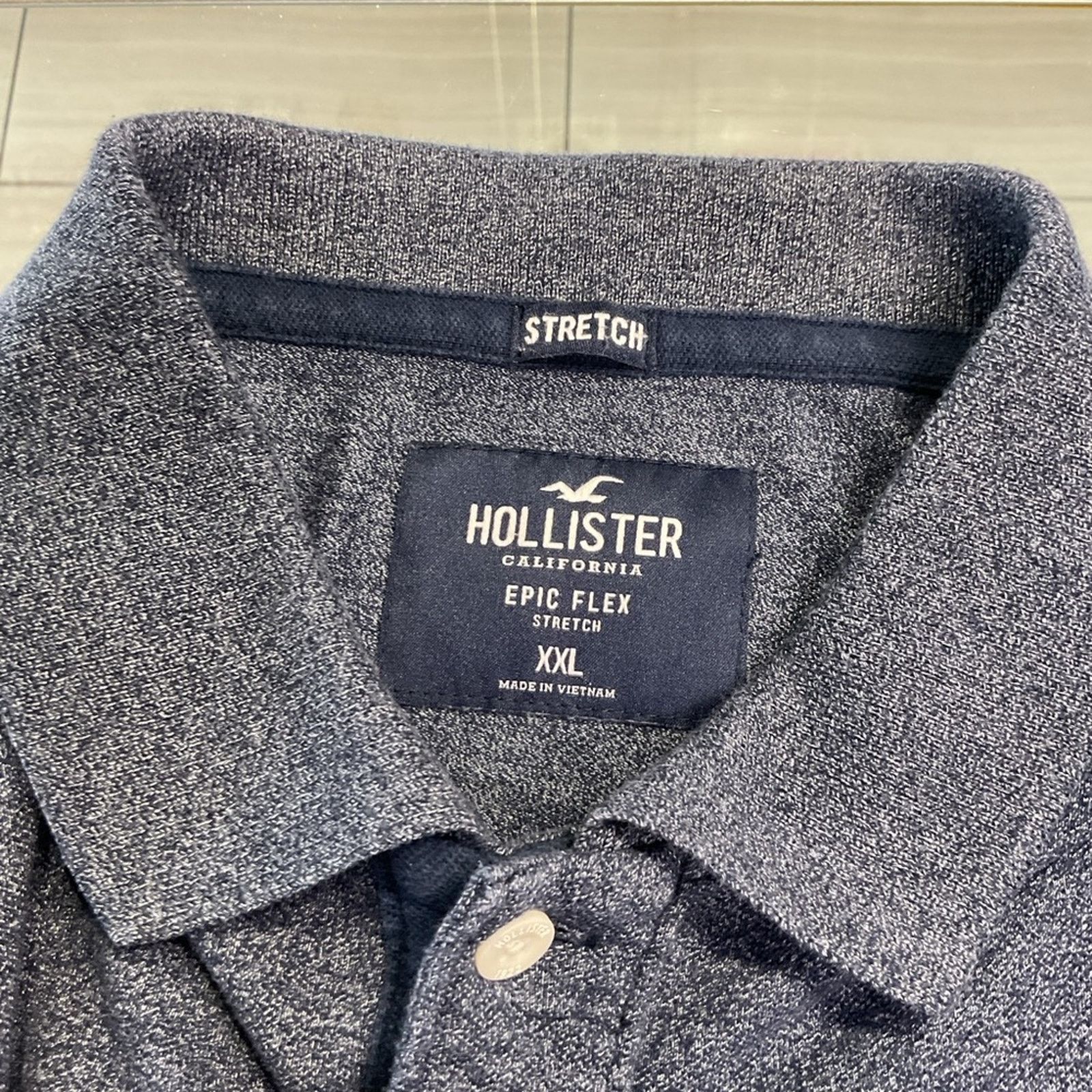 Hollister Hollister Stretch Polo Shirt Size US XXL / EU 58 / 5 - 3 Thumbnail