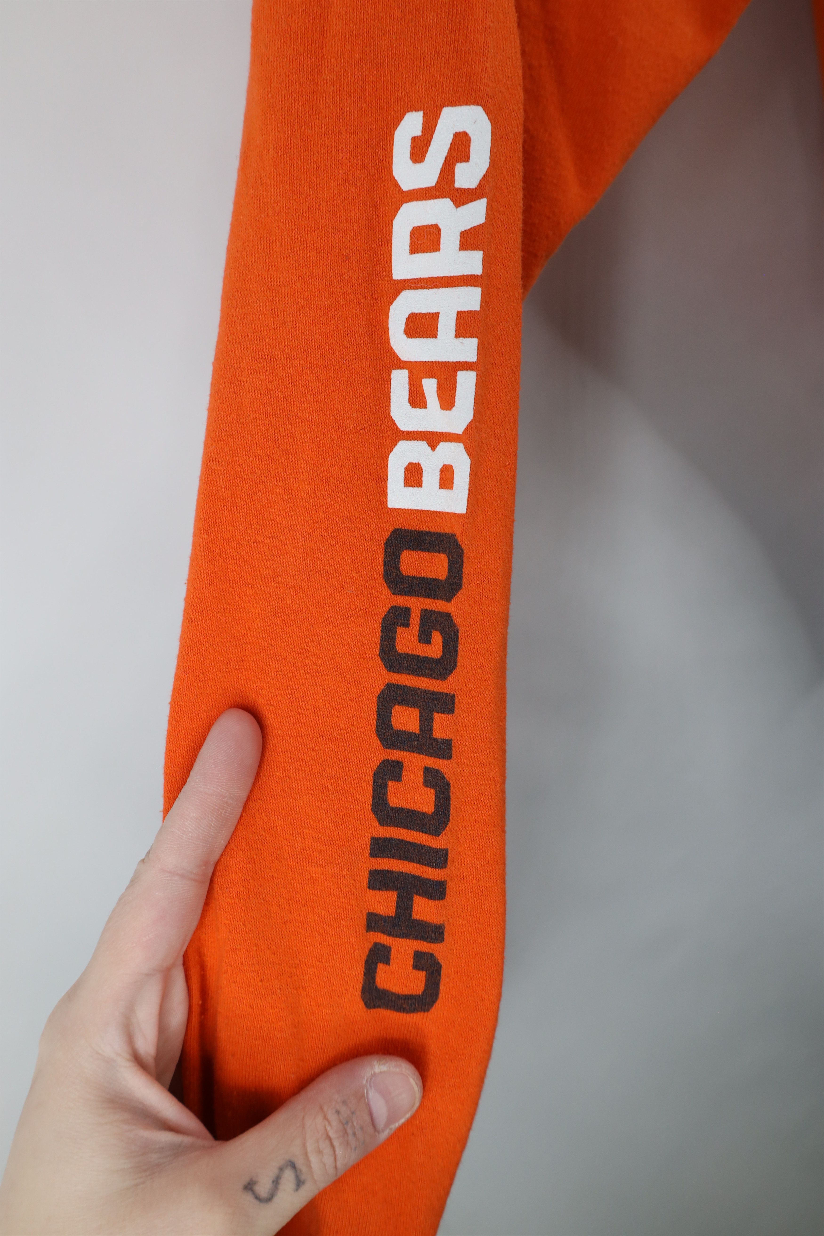 Reebok × Vintage Vintage Reebok Chicago Football Long Sleeve T-Shirt Orange Size US XL / EU 56 / 4 - 8 Thumbnail