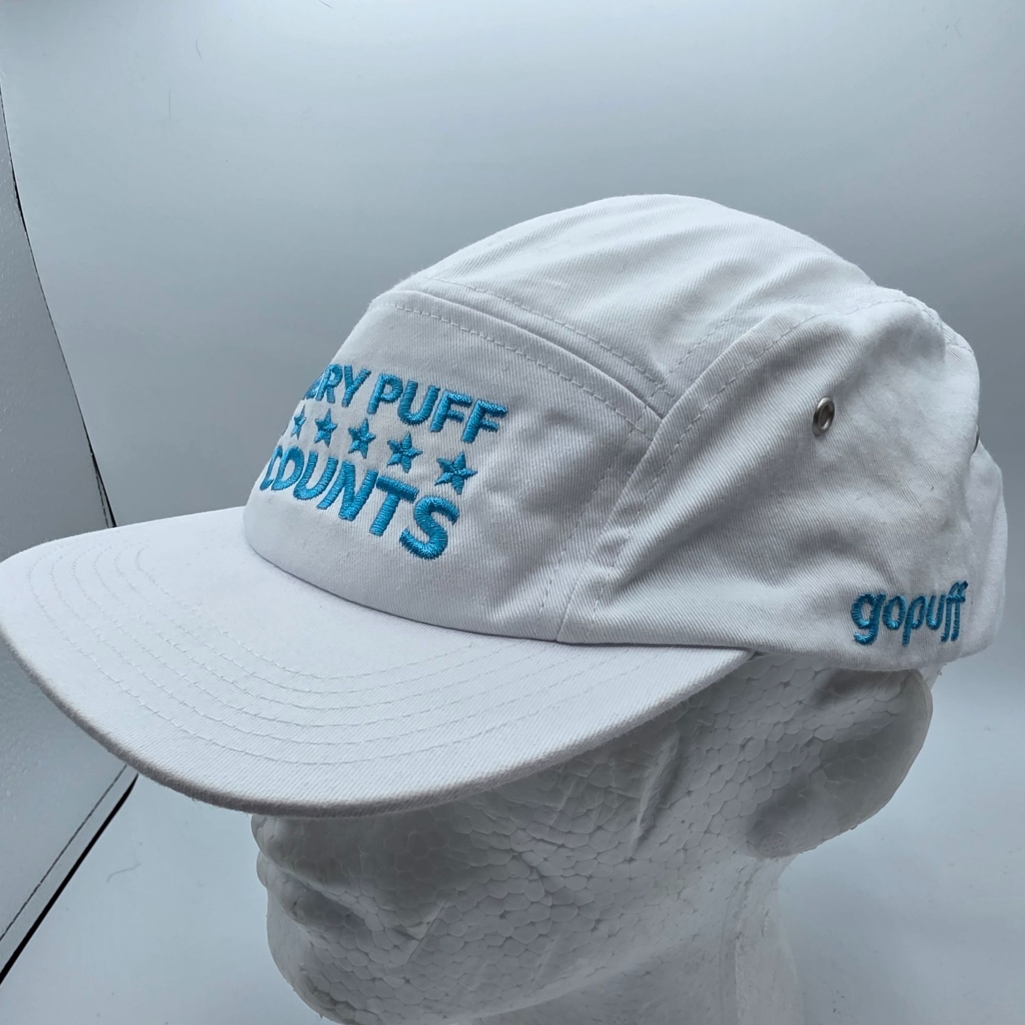 Other Gopuff Every Puff Counts Adults White Adjustable Hat Cap Cas Size ONE SIZE - 1 Thumbnail