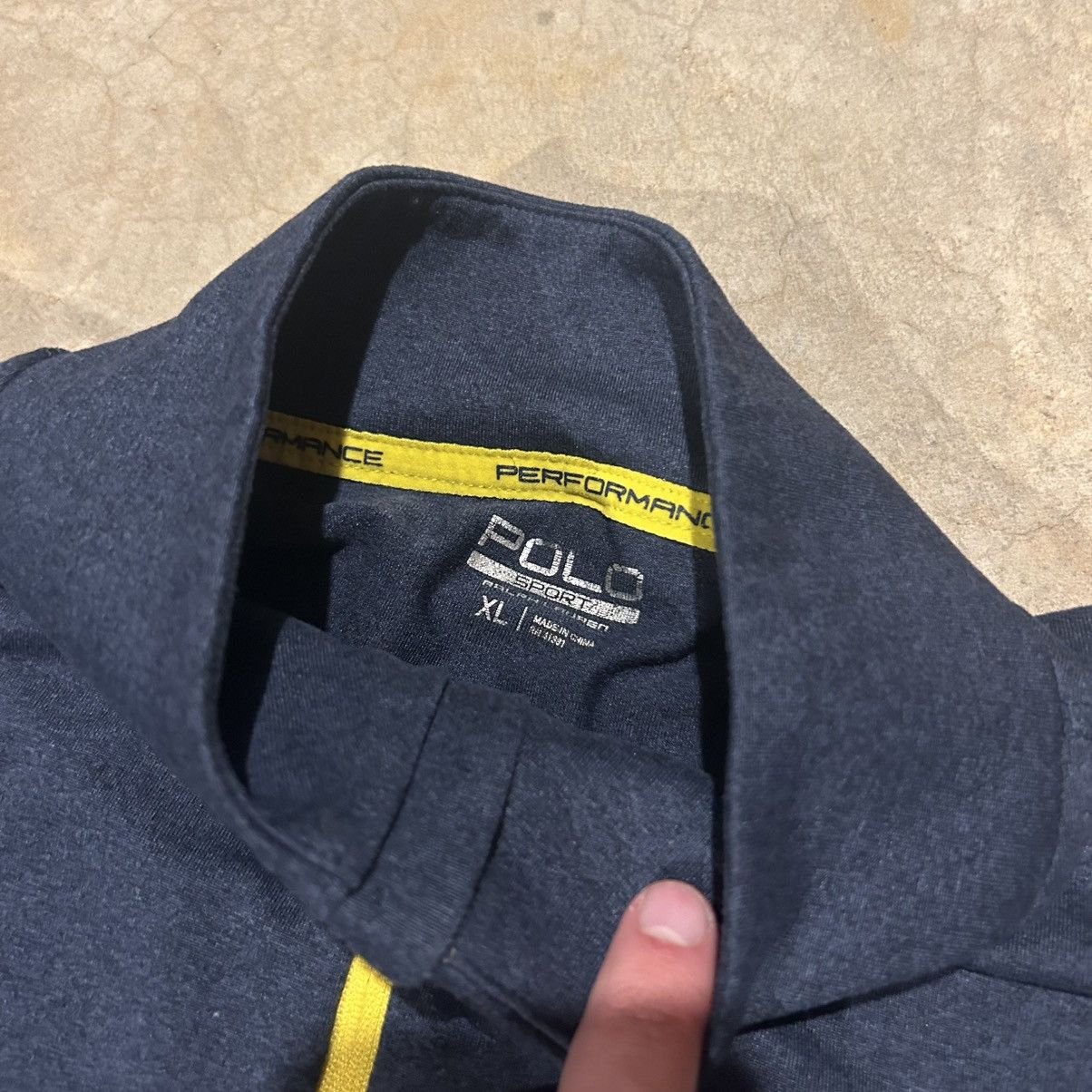 Polo Ralph Lauren × Vintage Essential Vintage Polo Sport Performance Quarter Zip Shirt Size US XL / EU 56 / 4 - 5 Thumbnail