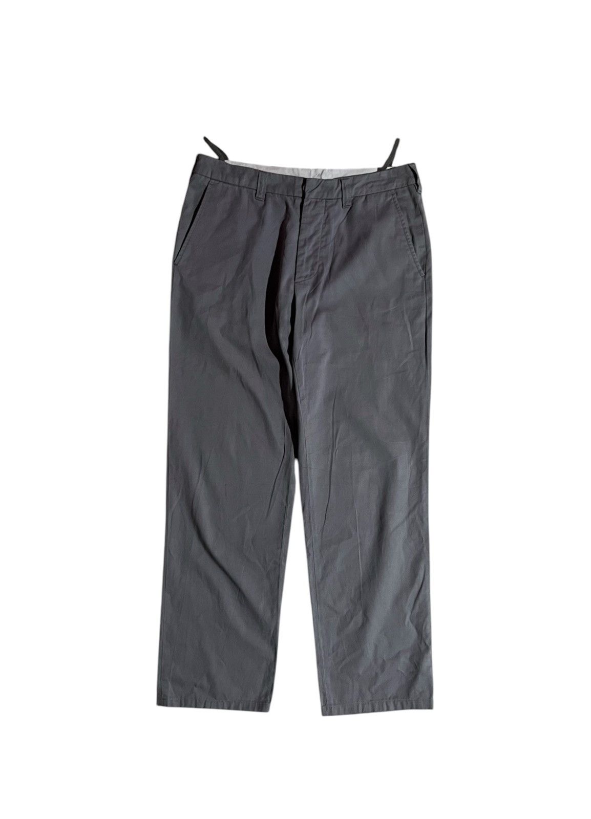 Helmut Lang Helmut lang vintage trousers casual pants bondage grey Size US 42 / EU 58 - 2 Thumbnail