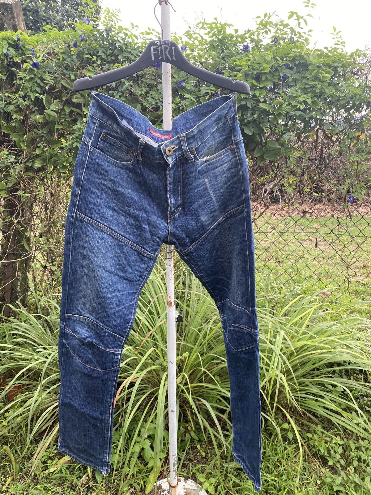 Japanese Brand Vintage Rubber Soul Jeans Size US 32 / EU 48 - 3 Thumbnail