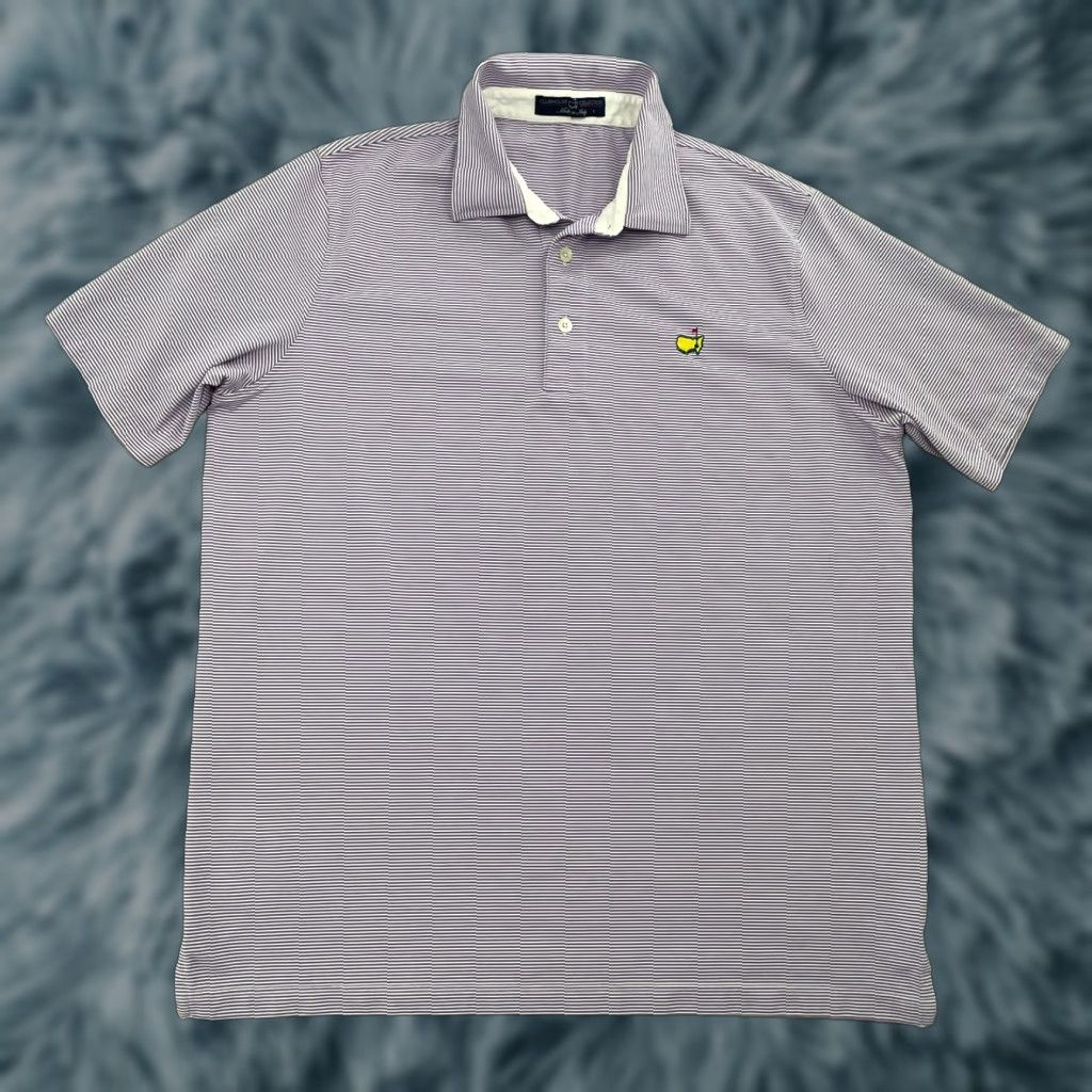 Vintage Masters Polo Shirt Adult Large Purple Polo Augusta Nationals Men Size US L / EU 52-54 / 3 - 1 Thumbnail