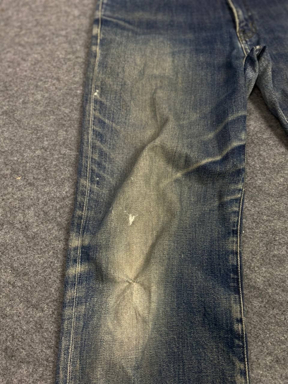 Japanese Brand vintage gold rush distressed reworked denim Size US 31 - 10 Thumbnail