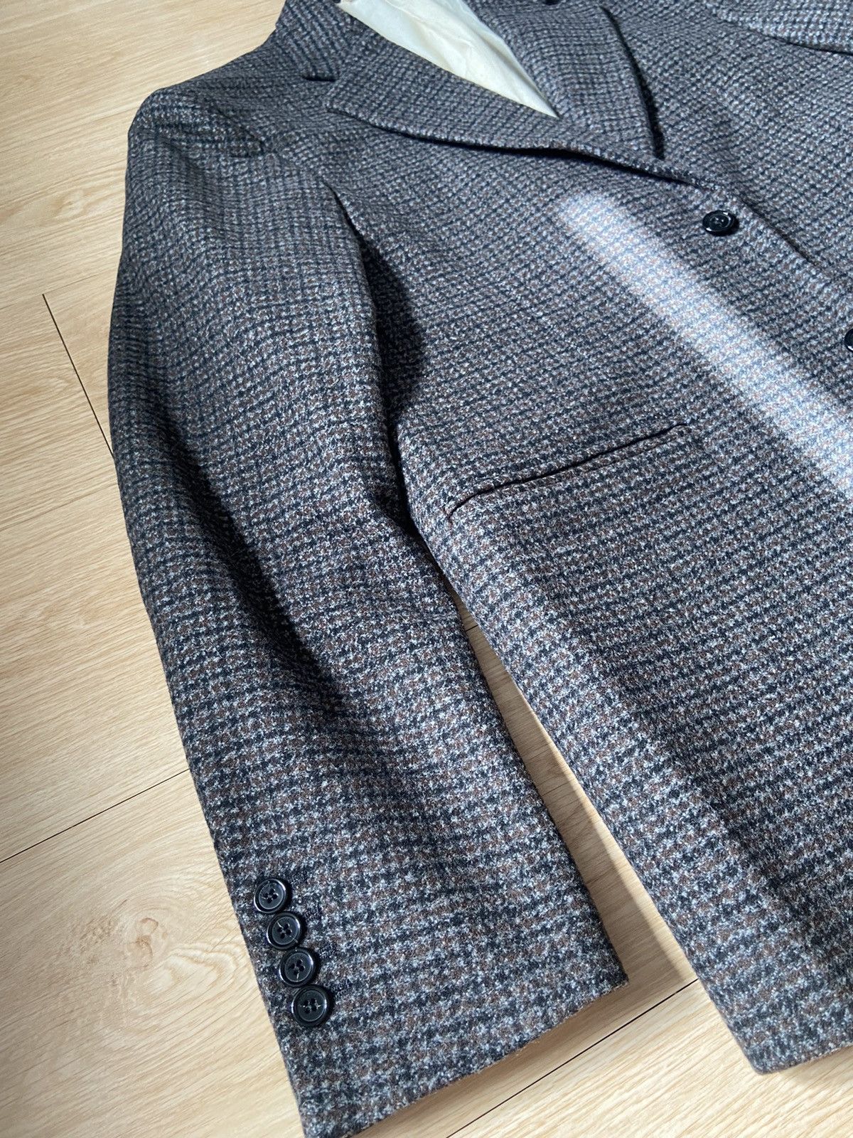 Raf Simons 48 Raf Simons aw20 rs lab houndstooth blazer jacket Size US M / EU 48-50 / 2 - 4 Thumbnail
