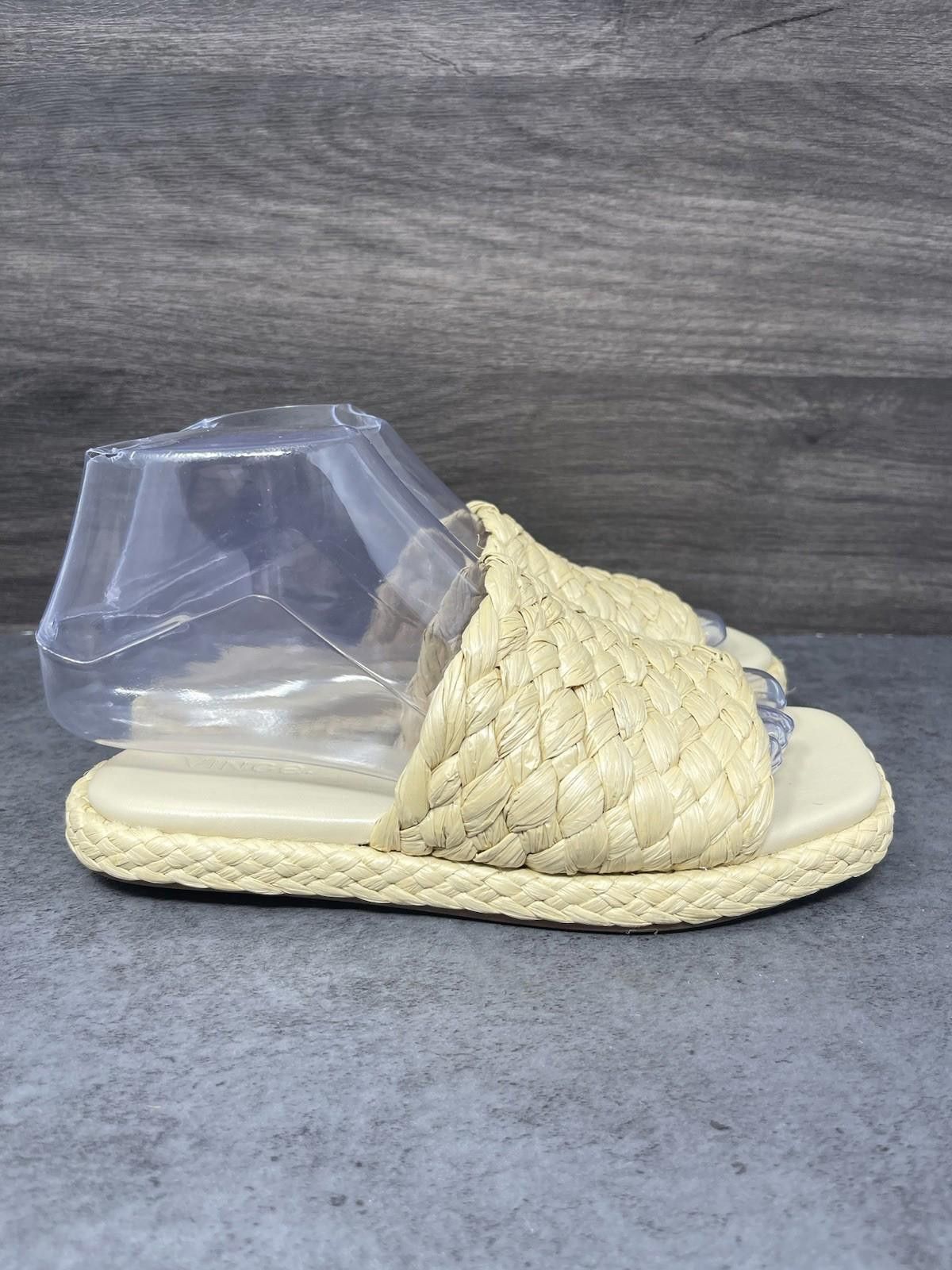 Vince Vince Sandals Womens Size 4 (35) Rumi Raffa Slides Size US 4 / IT 34 - 5 Thumbnail