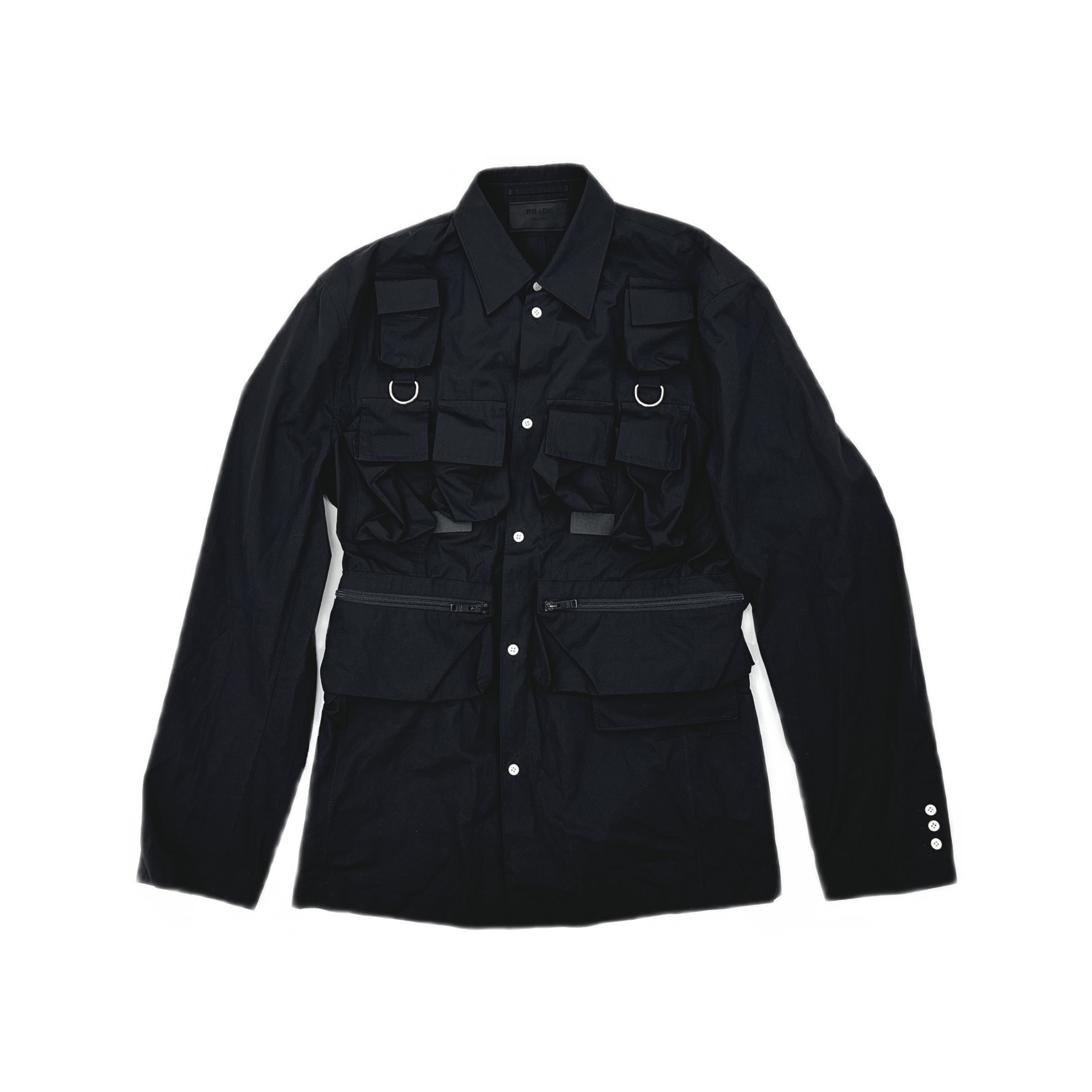 Prada Prada Multi-Pocket Utility Shirt Size M Size US M / EU 48-50 / 2 - 1 Thumbnail