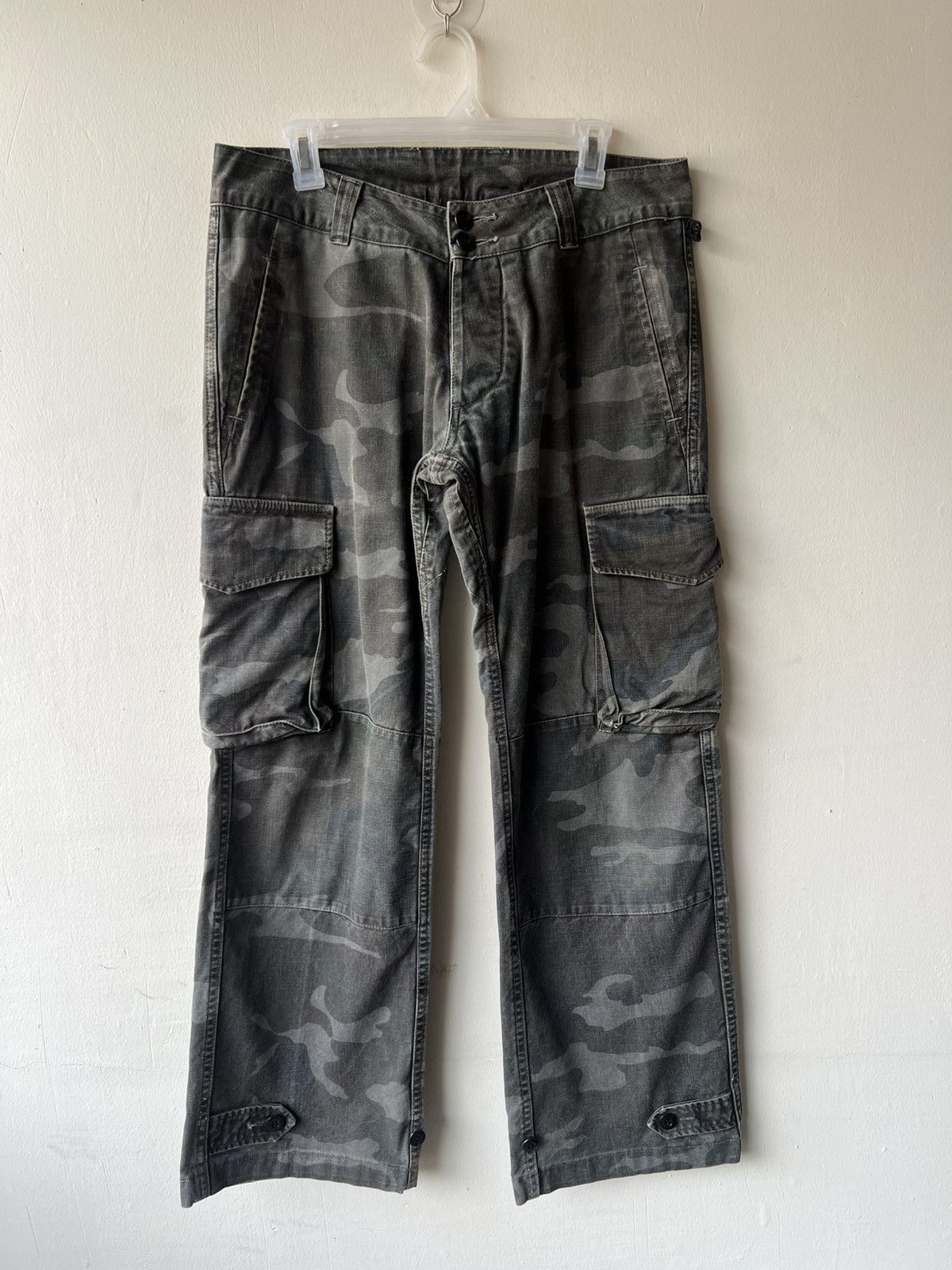 wjk WJK Japan Fade Military Camouflage Cargo Trouser Pant Size US 31 - 2 Thumbnail