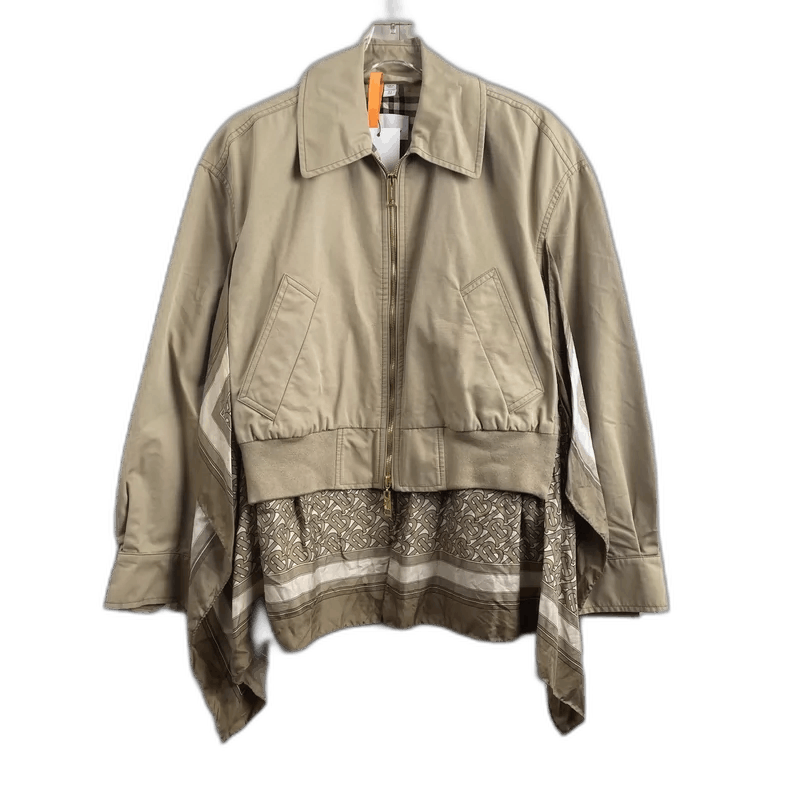 Burberry Burberry Silk-Blend Cropped Windbreaker Jacket Size M / US 6-8 / IT 42-44 - 1 Thumbnail