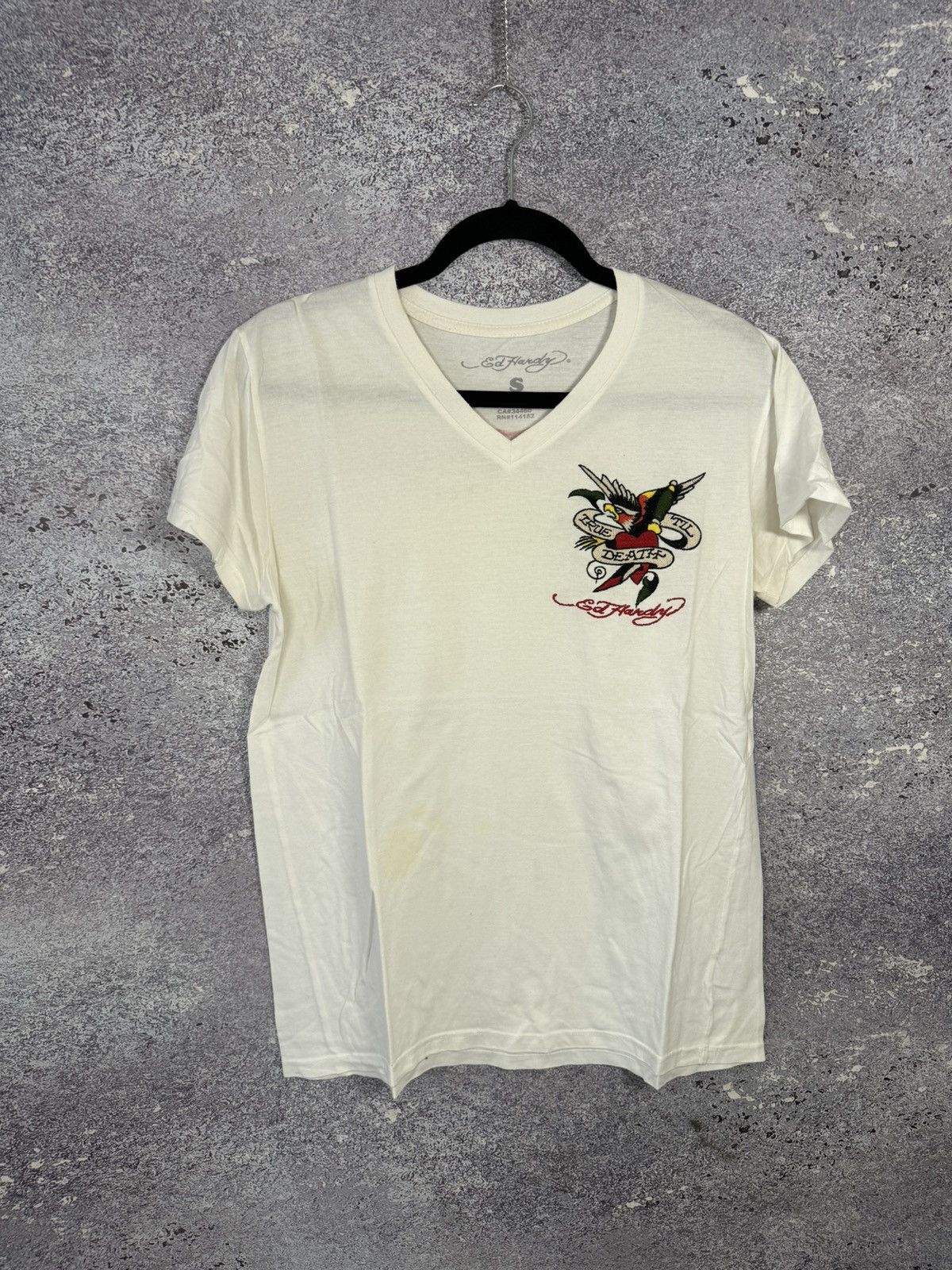 Ed Hardy × Vintage Made in USA🇺🇸 Ed Hardy tee Size US S / EU 44-46 / 1 - 1 Thumbnail