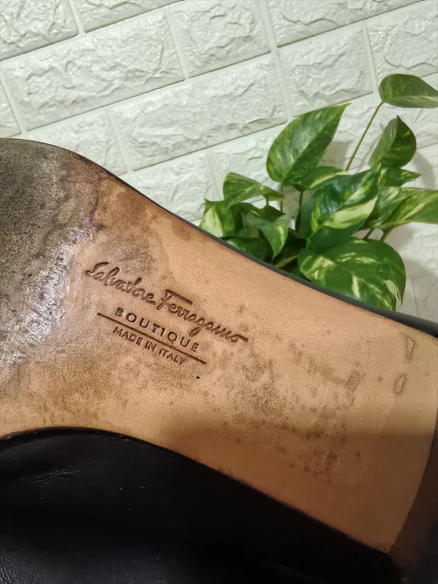 Salvatore Ferragamo × Vintage SALVATORE FERRAGAMO LEATHER PUMPS /HEELS Size US 6 / IT 36 - 3 Thumbnail