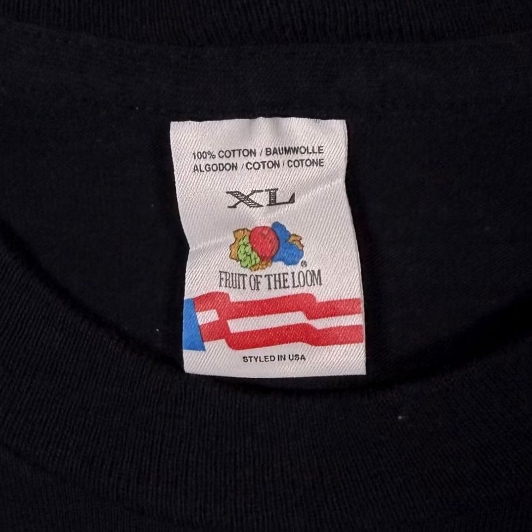 Fruit Of The Loom VINTAGE U2 Zooropa Pop Rock Music Band Black Single Stitch Cotton T-Shirt XL Mens Shirt Graphic Print Ireland 1990s Size US XL / EU 56 / 4 - 3 Thumbnail