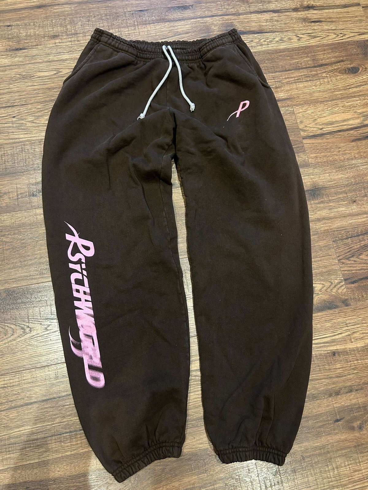 Psychworld Psychworld Brown Sweatpant Joggers Heavy Weight Rare Size US 32 / EU 48 - 1 Thumbnail