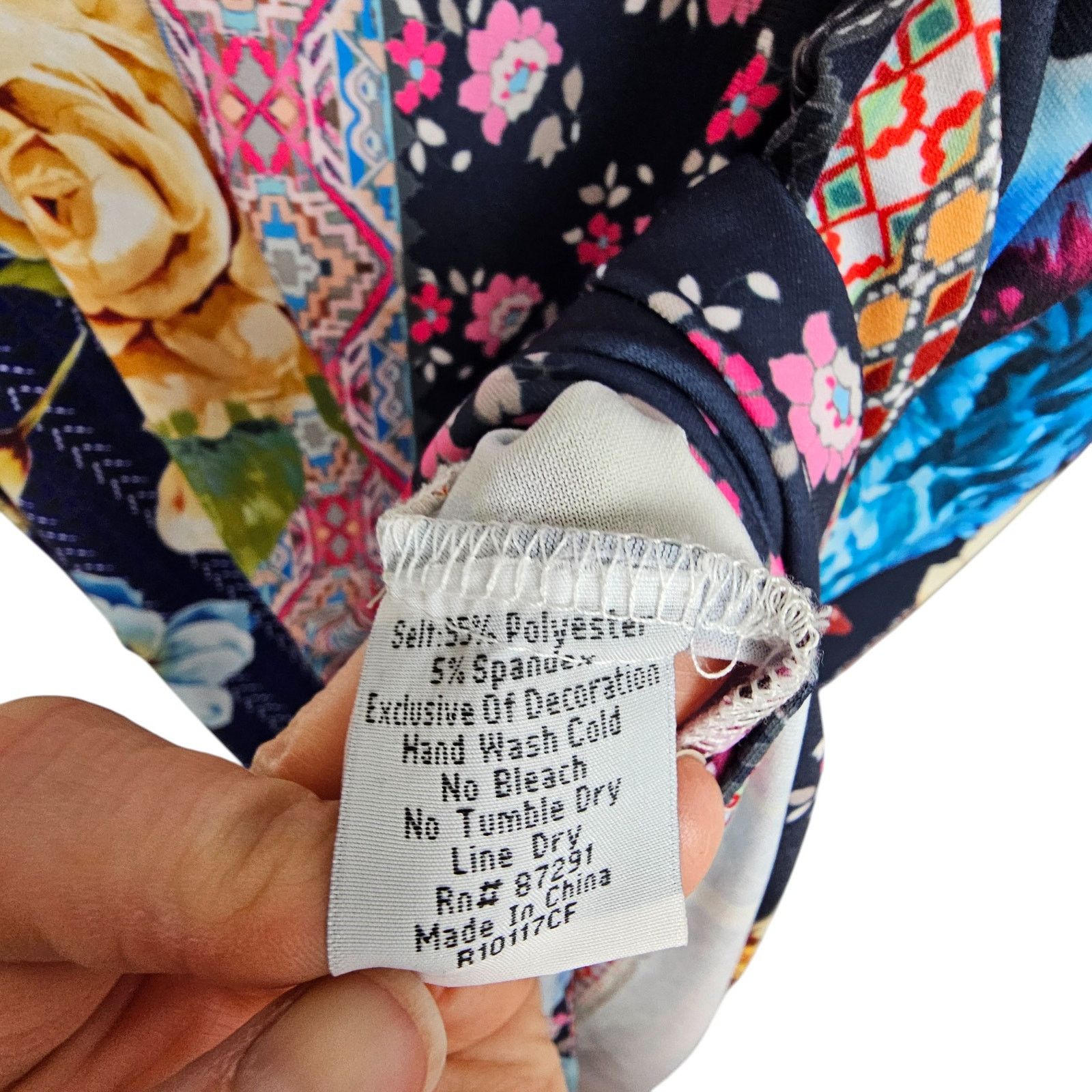 Johnny Was Johnny Was Womens Patchwork Floral Blouse Boho Sz S Hippie Size S / US 4 / IT 40 - 7 Thumbnail